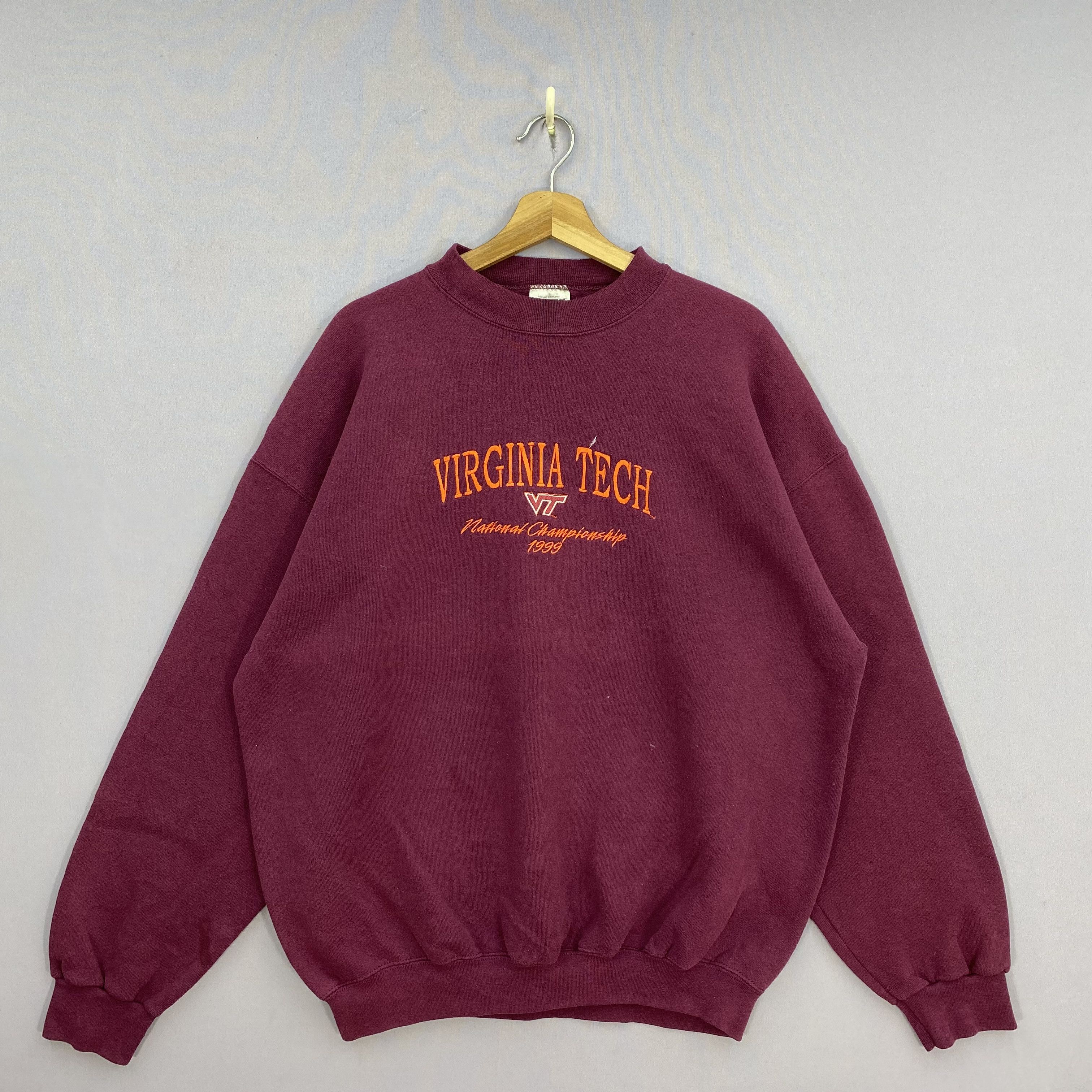 Vintage Vintage 1999 Virginia Tech National Championship Sweatshirt Size US XL / EU 56 / 4 - 2 Thumbnail