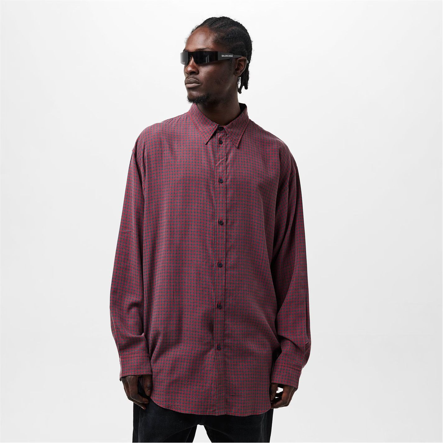 Balenciaga o1g2r1mq0226 Long-Sleeve Plain Shirt In Multicolor Size US S / EU 44-46 / 1 - 4 Thumbnail