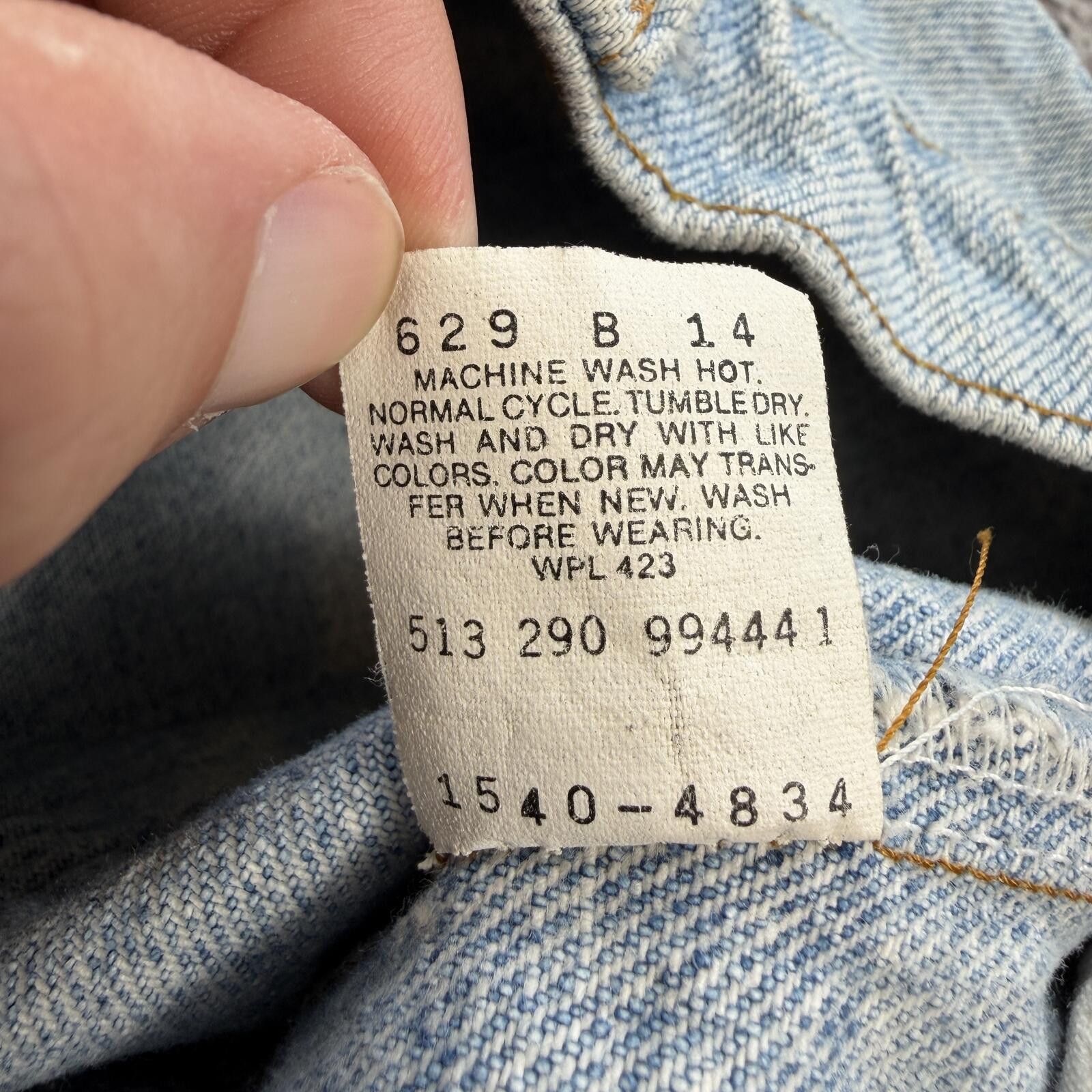 Levi's Vintage 90s Made USA Levis 540 Baggy Light Jeans 42 Relaxed Size US 42 / EU 58 - 9 Thumbnail