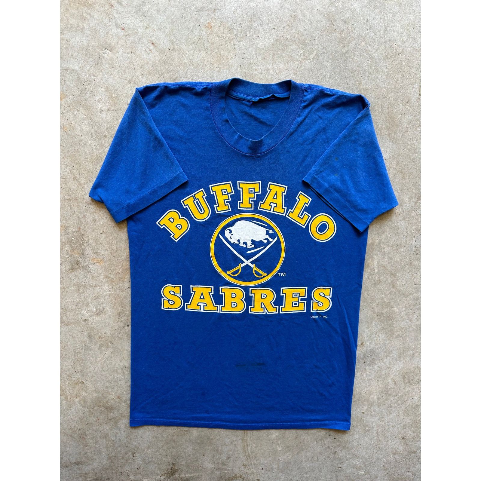 Anvil × NHL × Vintage Vintage Buffalo Sabres 1980s NHL Graphic Tee Medium Rare Size US M / EU 48-50 / 2 - 1 Thumbnail