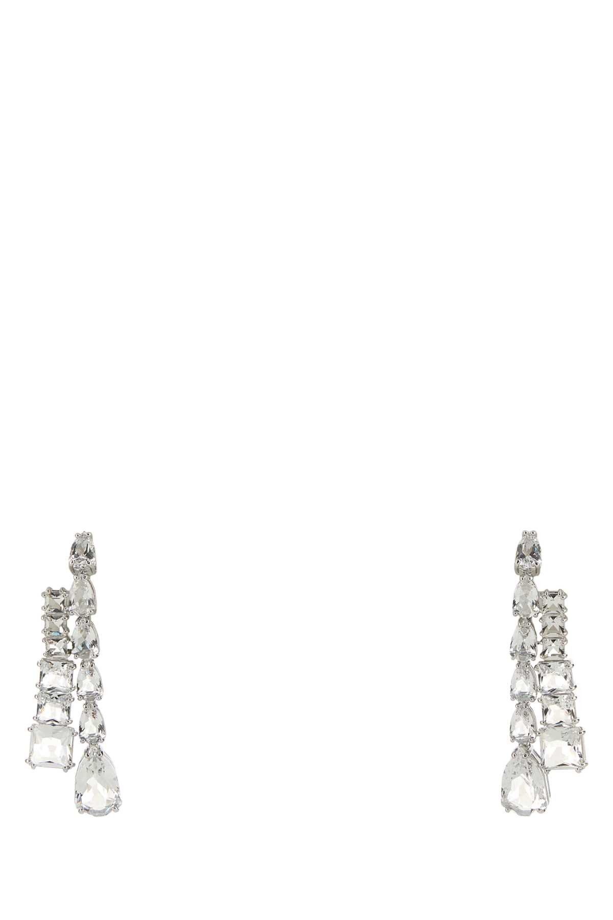 Swarovski Embellished Metal Matrix Earrings Size ONE SIZE - 1 Thumbnail