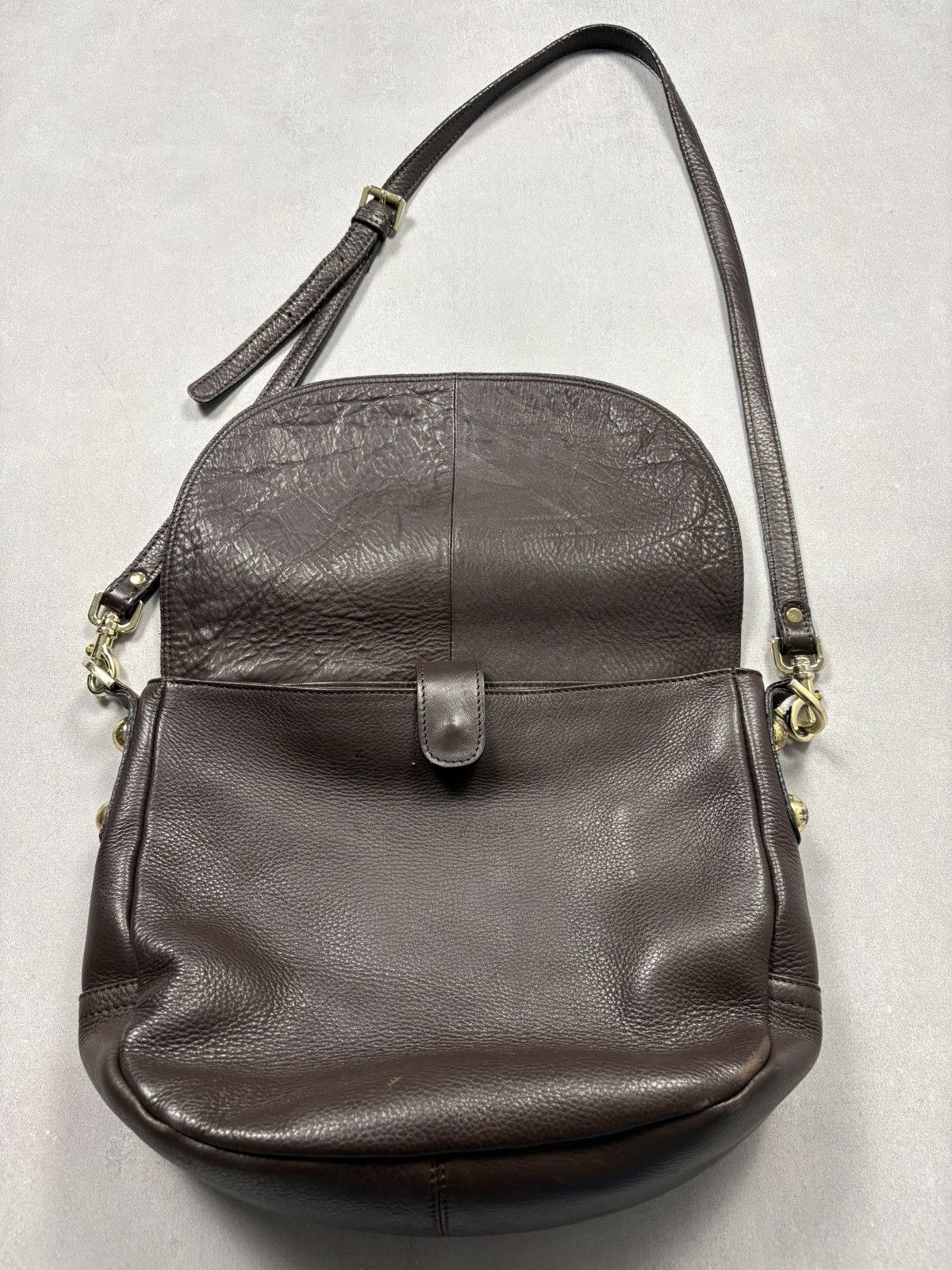 Mulberry Mulberry Brown Leather Crossbody Bag Tree Logo Vintage Size ONE SIZE - 12 Thumbnail
