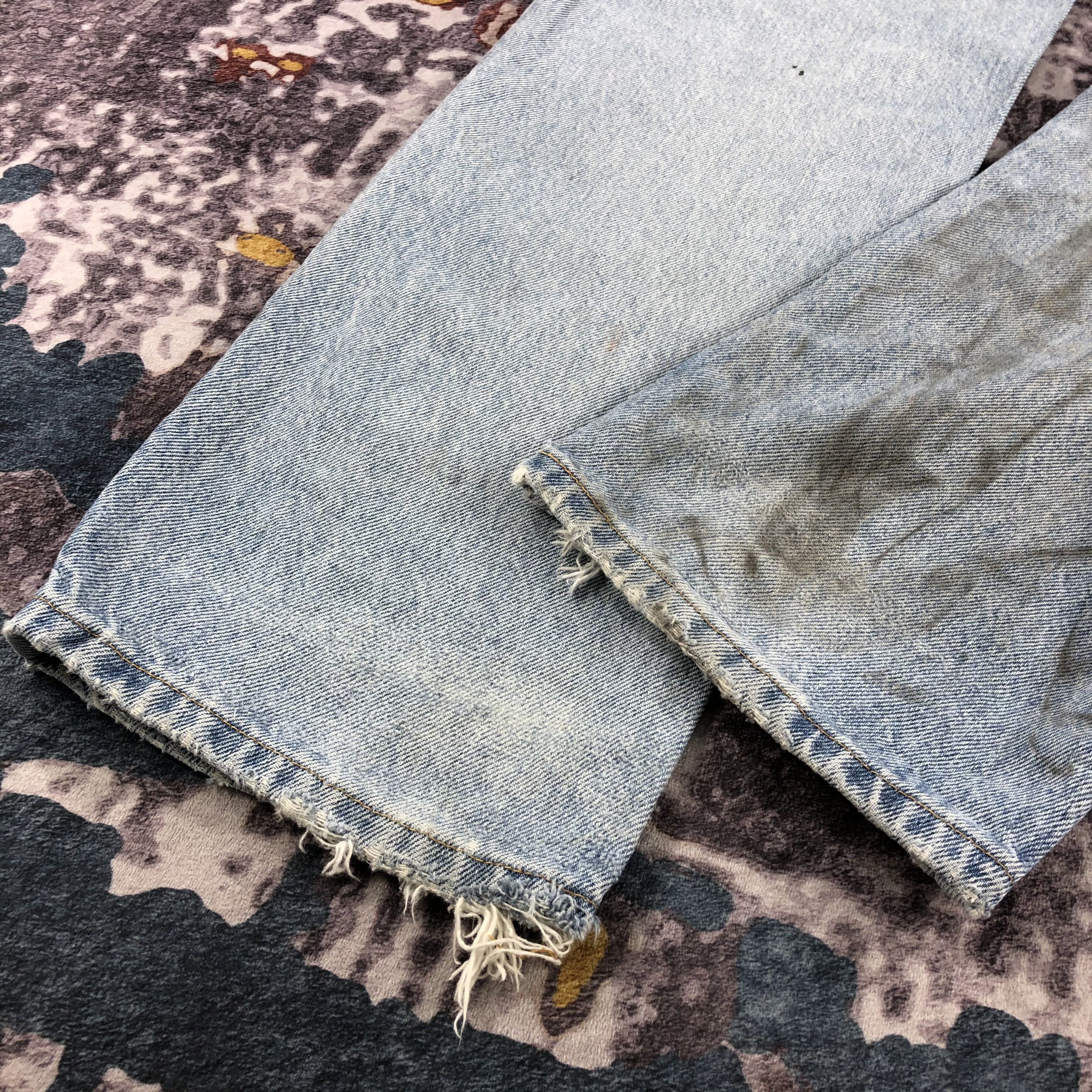 Levi's × Vintage 90s Vintage Light Wash Levis 505 Jeans-JM2662 Size US 34 / EU 50 - 4 Thumbnail