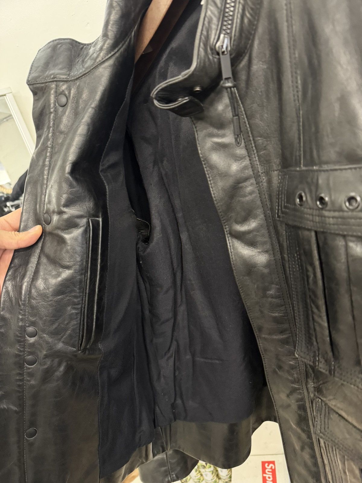 Dior Diorhomme luster Leather M-65 napoleon jacket Size US M / EU 48-50 / 2 - 10 Thumbnail