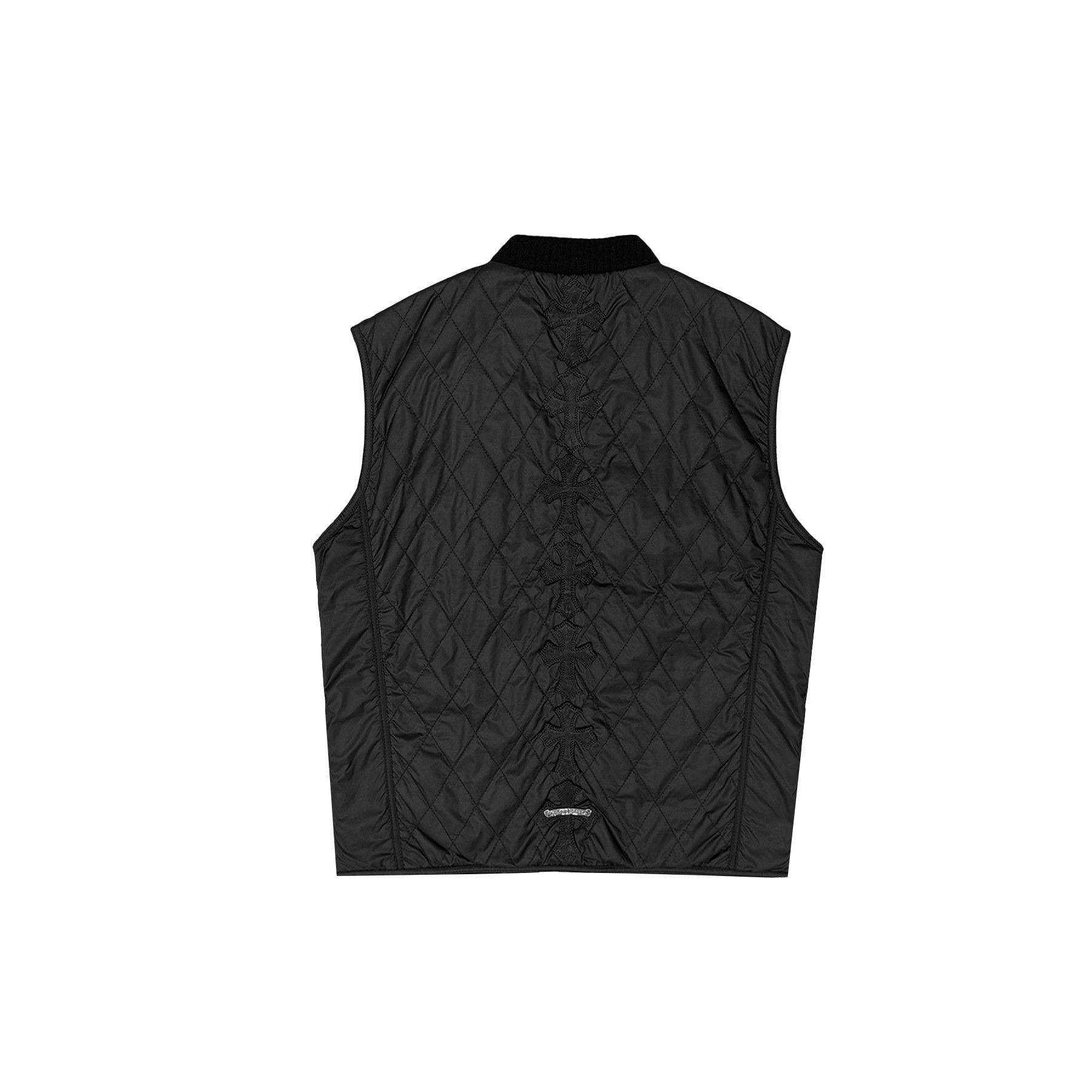 Chrome Hearts Chrome Hearts Cross Patch Black Quilted Vest Size S / US 4 / IT 40 - 2 Thumbnail