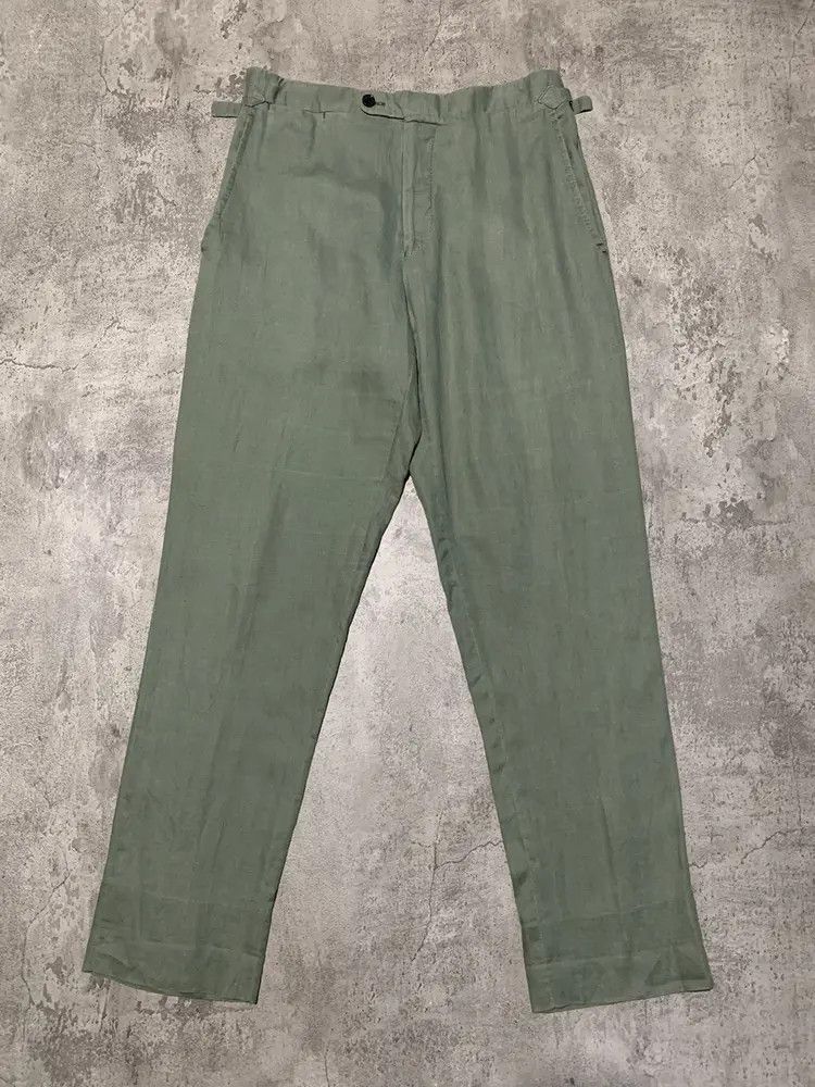 P. Johnson P. Jhonson army green linen Size US 30 / EU 46 - 1 Thumbnail
