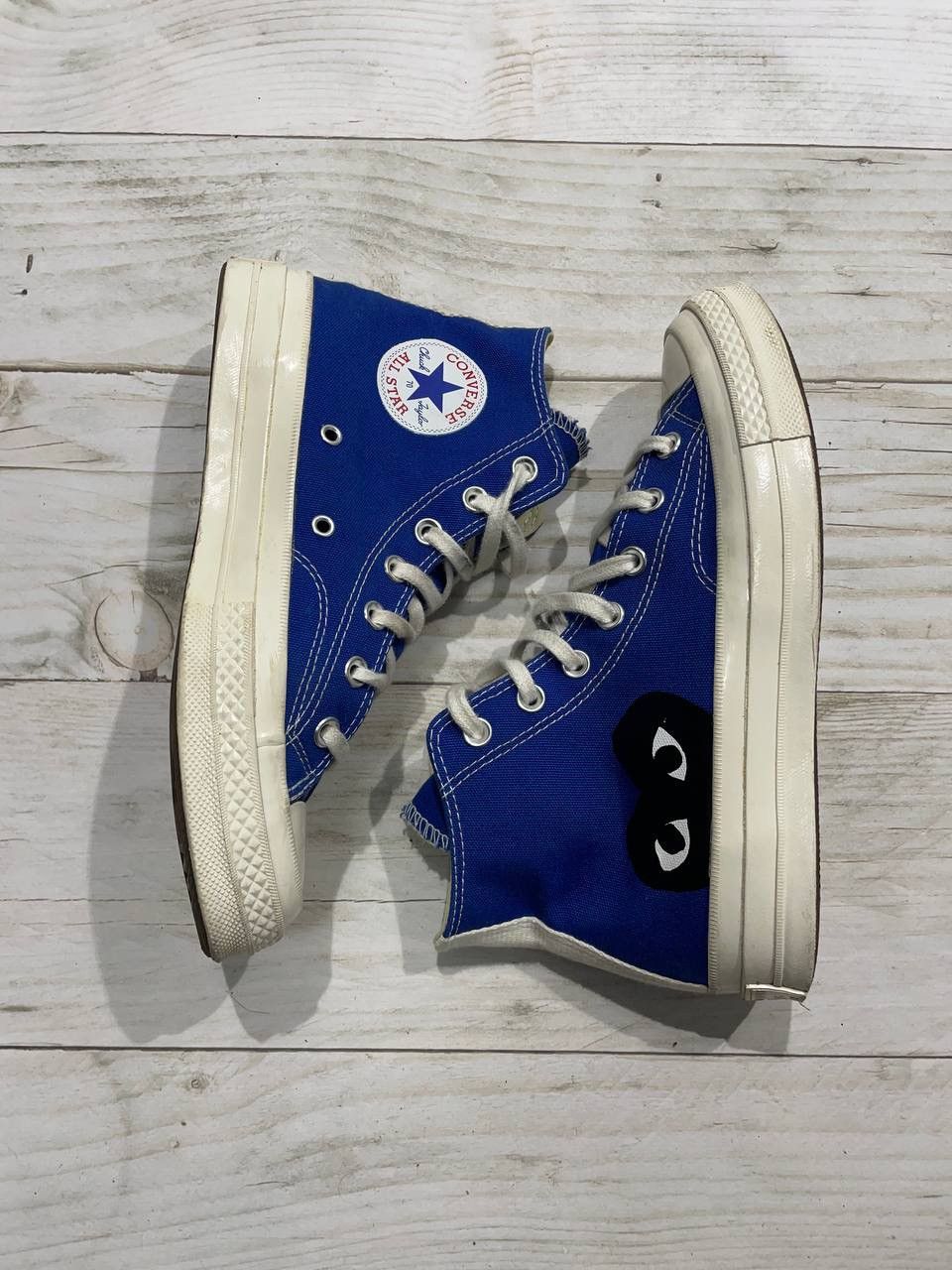 Comme des Garcons Comme Des Garçons Play x Converse High Top Sneakers Woman Size US 8 / IT 38 - 3 Thumbnail