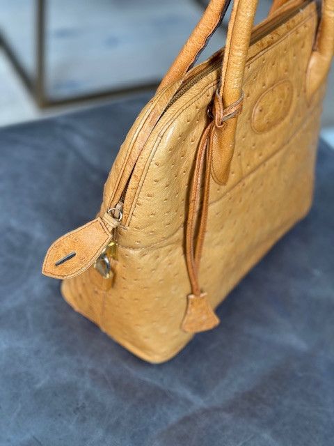 Other Bianchi & Nardi Ostrich Leather Handbag – Made in Italy Size ONE SIZE - 4 Thumbnail