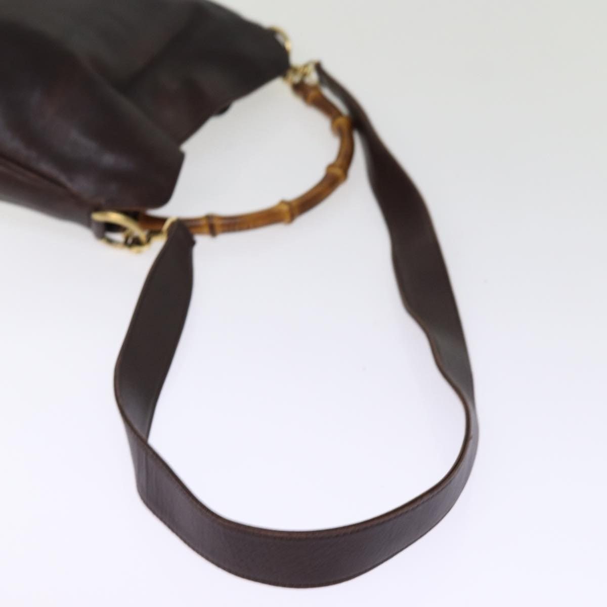 Gucci GUCCI Bamboo Shoulder Bag Leather Brown 001 2058 1638 0 Size ONE SIZE - 9 Thumbnail