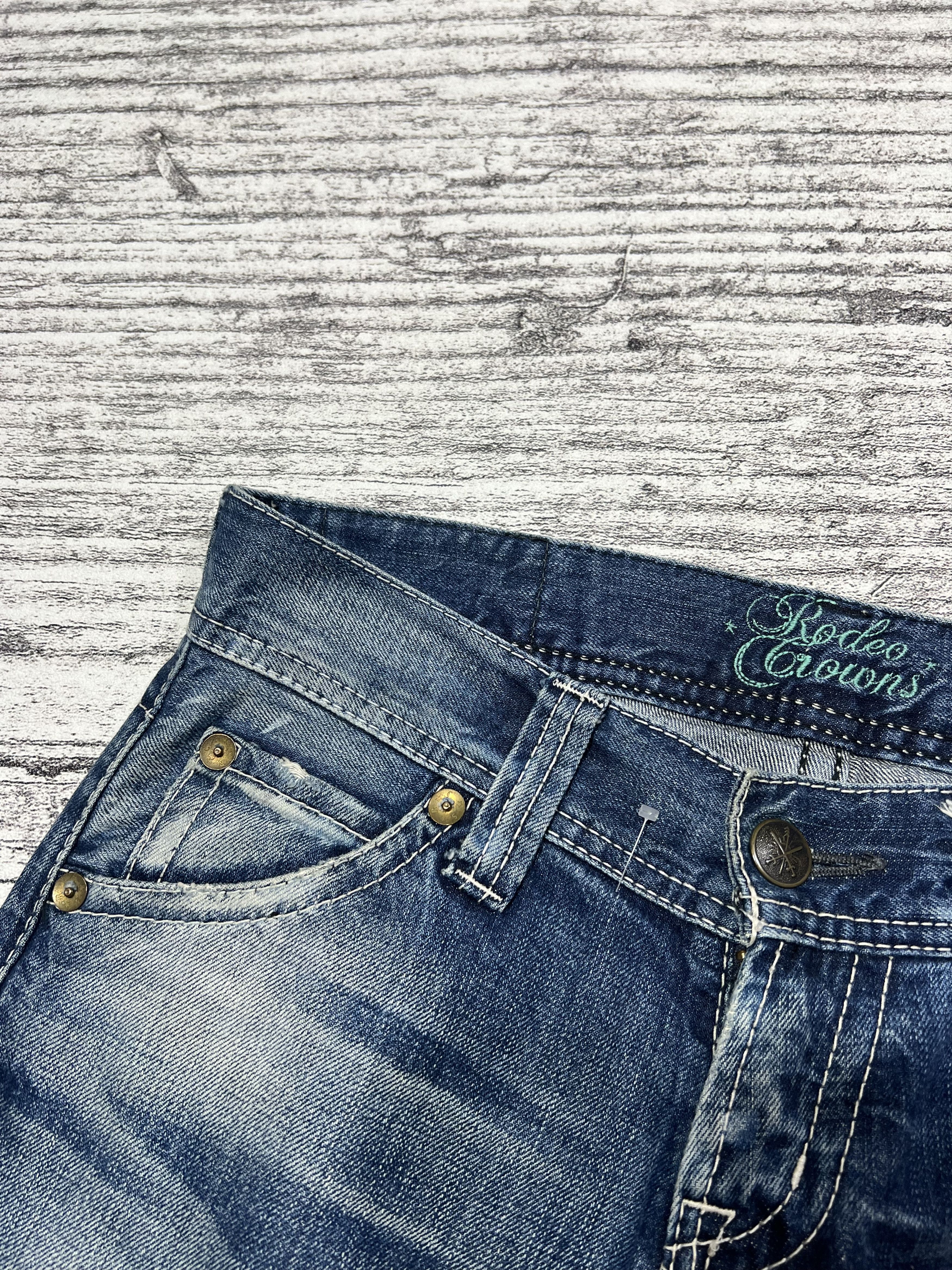 Japanese Brand 2000s Hysteric Flare Bootcut Wash Jeans y2k Lgb Ifsixwasnine Size US 31 - 5 Thumbnail