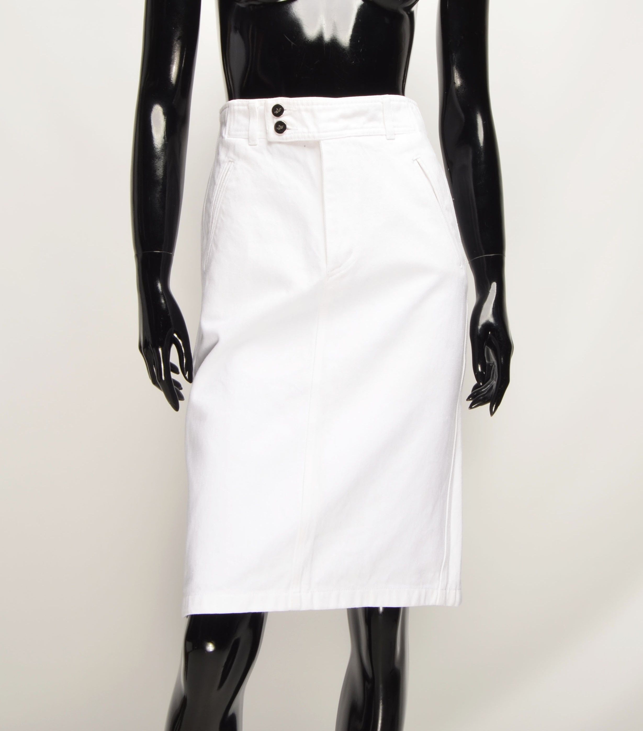 Gucci Vintage Gucci Tom Ford Era Denim Pencil Skirt | Grailed