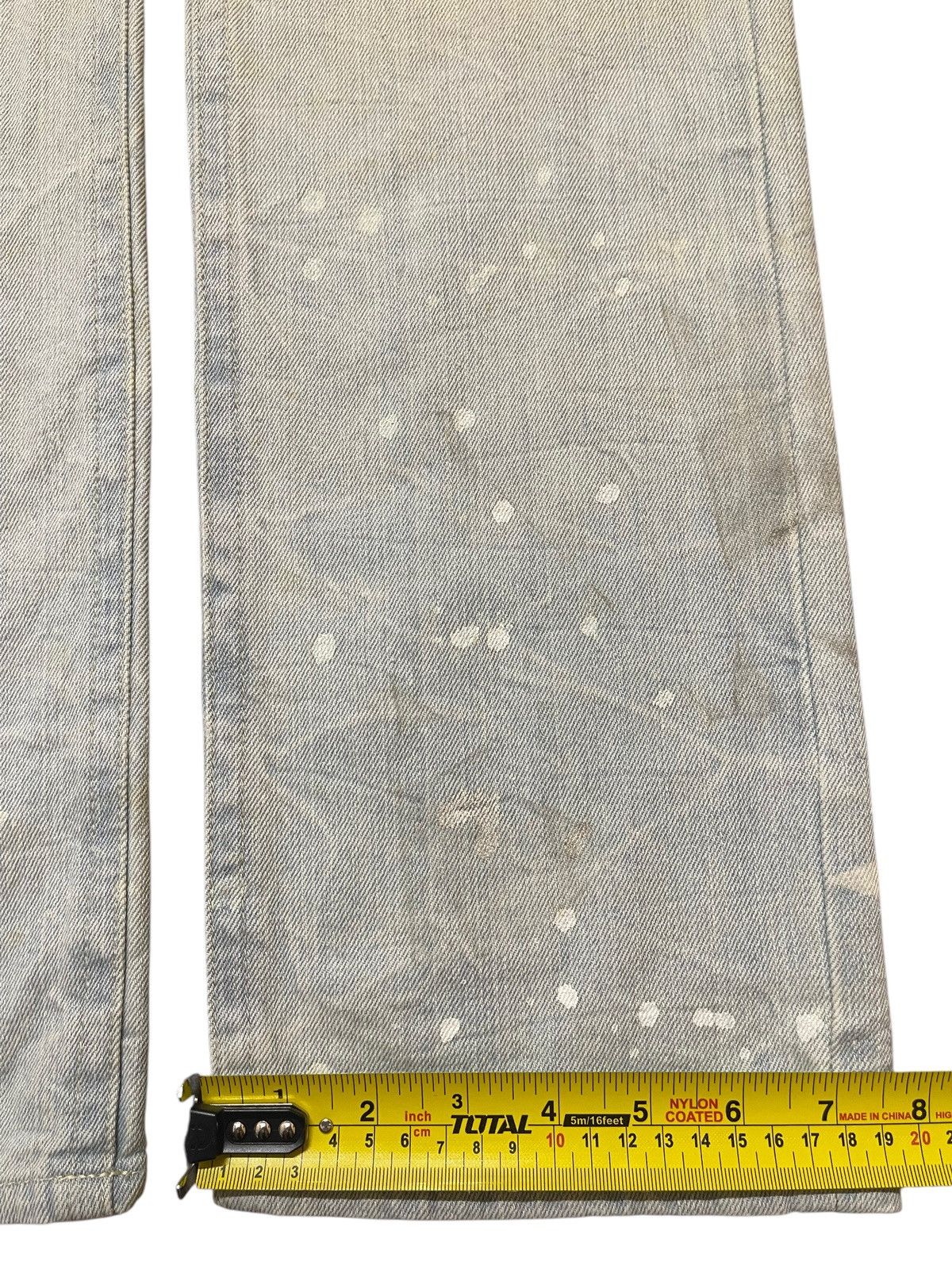 Hysteric Glamour Vintage Japanese Brand Mud Wash Distressed Painted Jeans Size US 32 / EU 48 - 15 Thumbnail