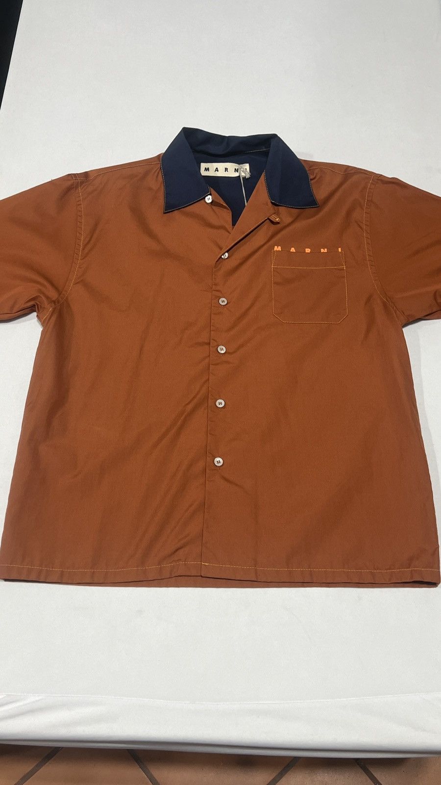 Marni Marni Button Up Pocket Logo Size US S / EU 44-46 / 1 - 1 Thumbnail