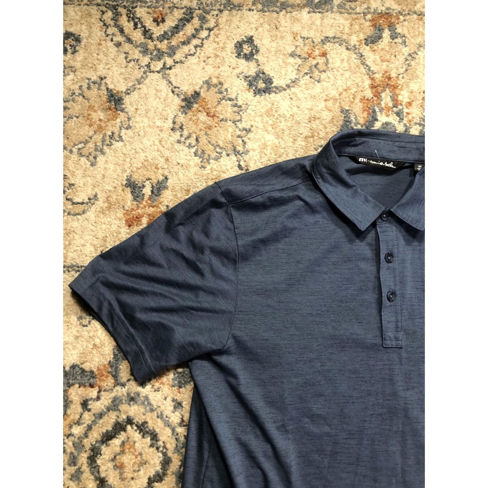 TravisMathew TravisMathew Polo Shirt Mens M Blue Solid Golf Performance Short Sleeve Polo Shirt Mens M Blue Solid Golf Performance Short Sleeve Size US M / EU 48-50 / 2 - 3 Thumbnail