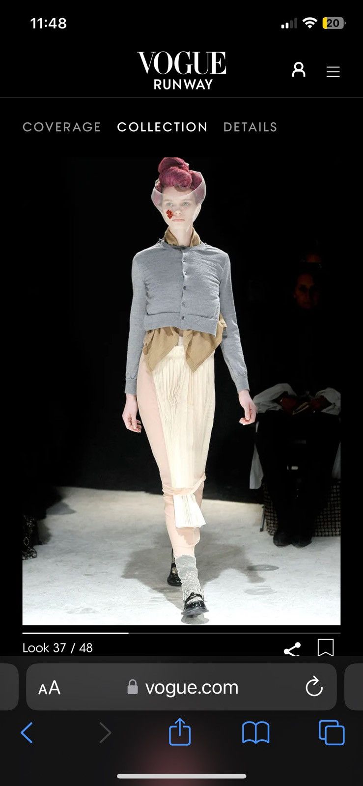 Comme des Garcons × Japanese Brand Comme des Garcons Cardigan 2009AW runway look 37 Size S / US 4 / IT 40 - 5 Thumbnail
