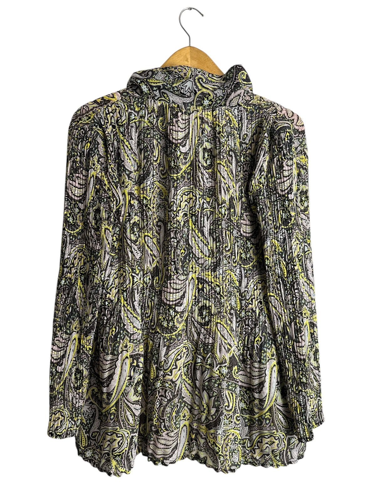 Issey Miyake UNDEFINED PLEATS AOP SHIRT JEAN PAUL GAULTIER ISSEY STYLE Size M / US 6-8 / IT 42-44 - 4 Thumbnail