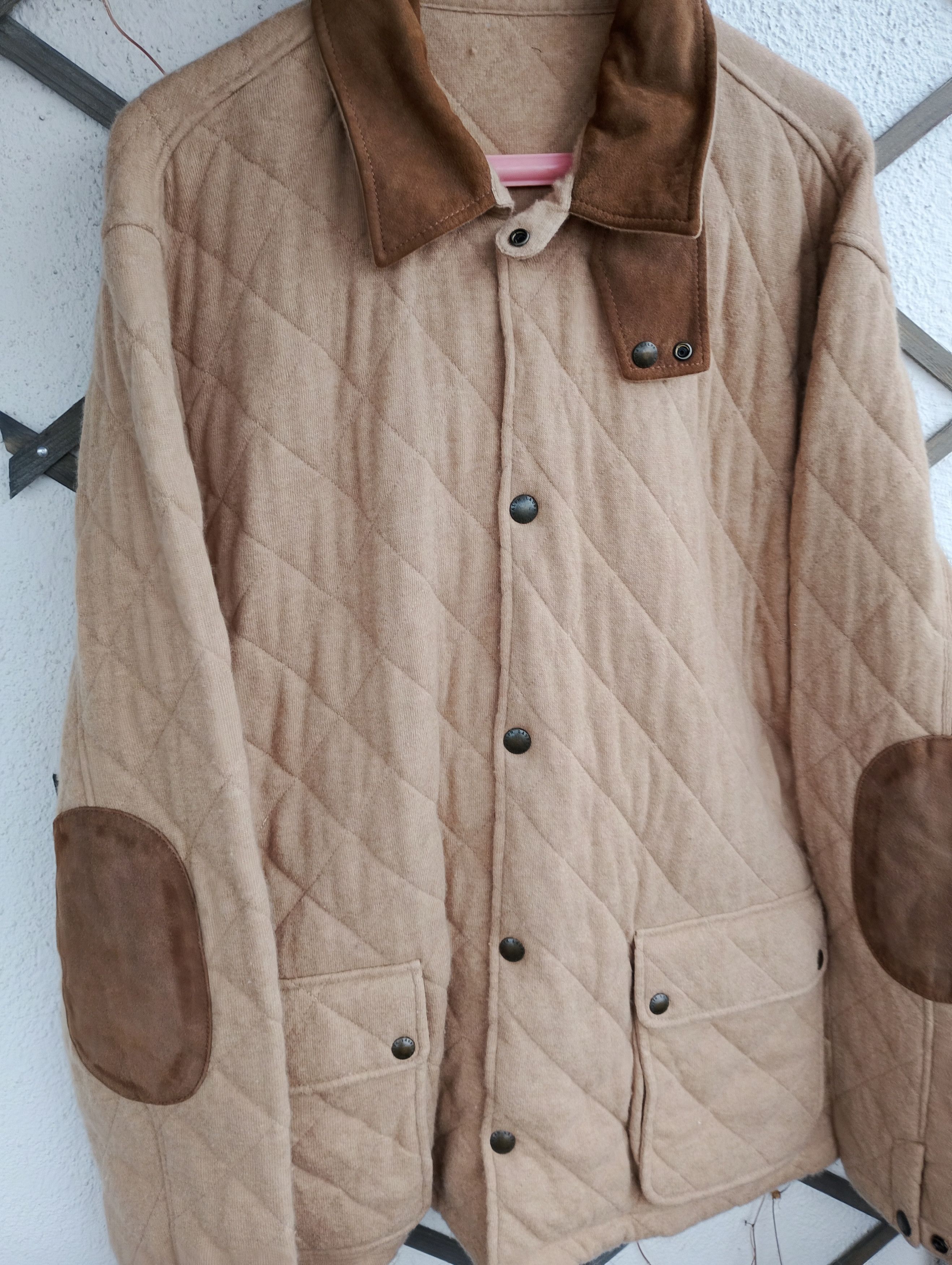 Polo Ralph Lauren Polo Ralph Lauren Cashmere Quilted Chore Coat Hunting Jacket Size US L / EU 52-54 / 3 - 3 Thumbnail