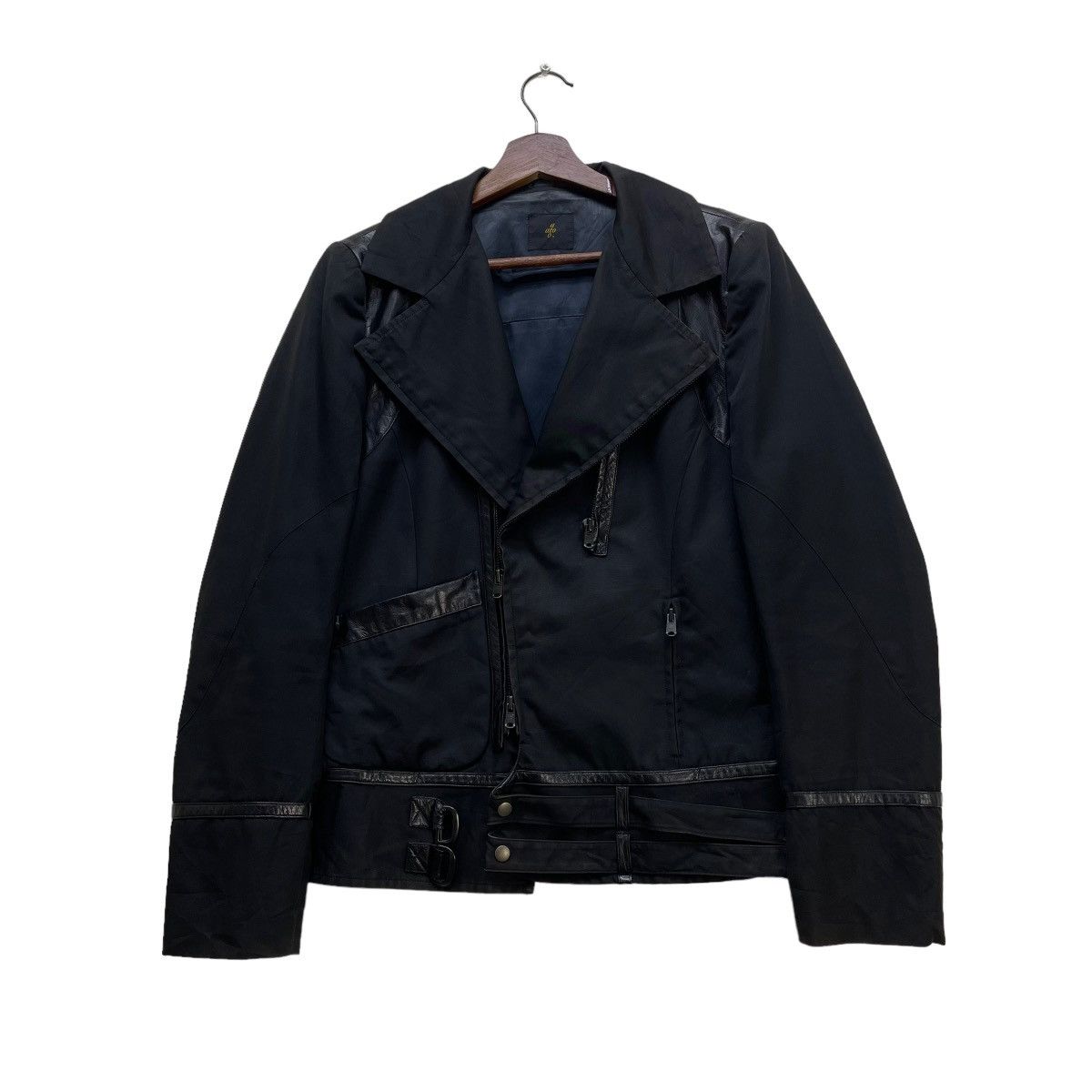 14th Addiction 🔥Made In Japan System Co Horse Hide Double Collar Jacket Size US M / EU 48-50 / 2 - 2 Thumbnail