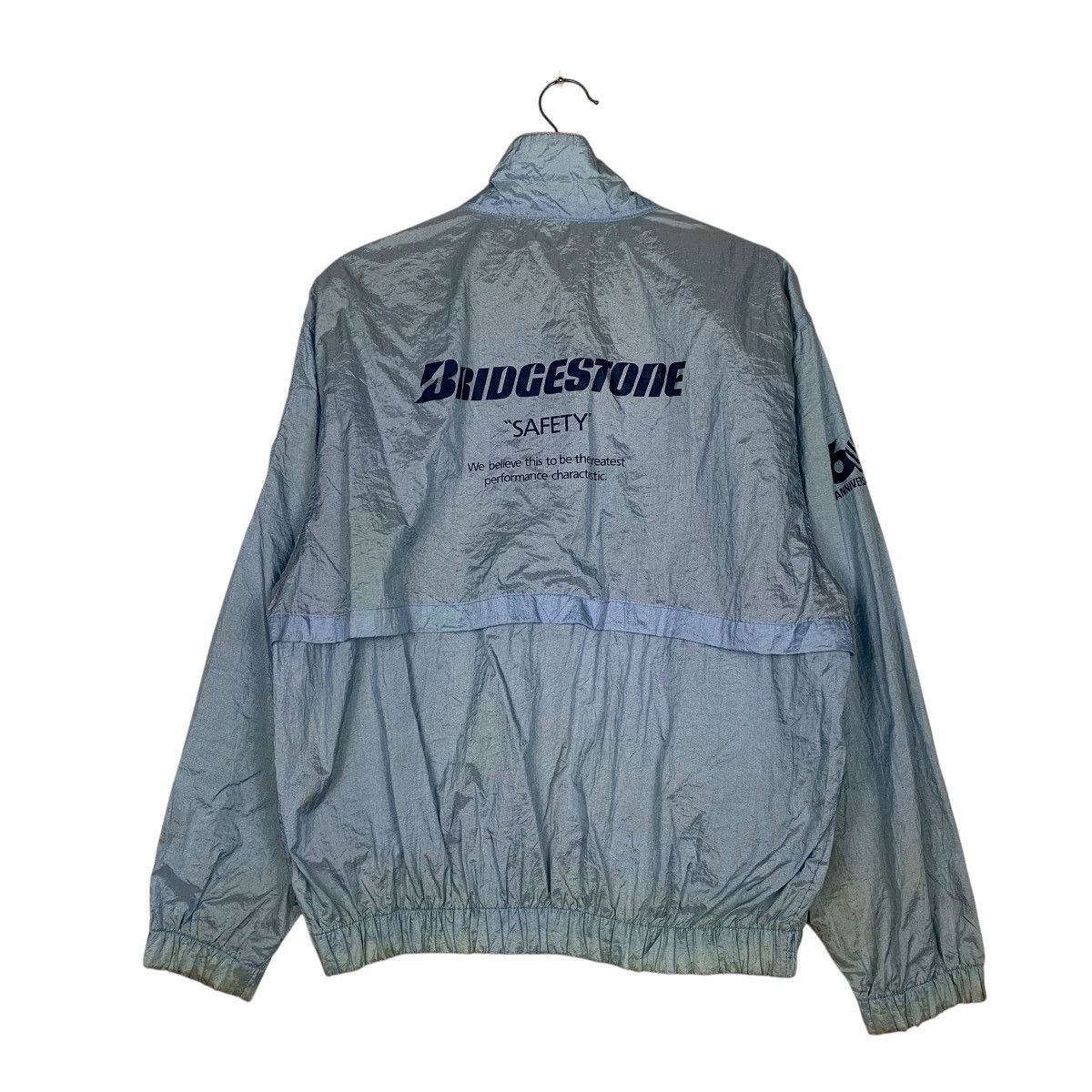 Japanese Brand Vintage Bridgestone Big Logo Motorcycle Riding Jacket Size US M / EU 48-50 / 2 - 7 Thumbnail