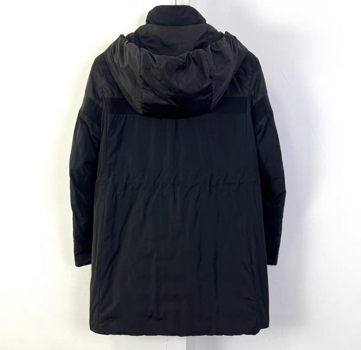 Moncler Moncler / Black Panelled Long Down Jacket K12 Size XS / US 0-2 / IT 36-38 - 2 Thumbnail