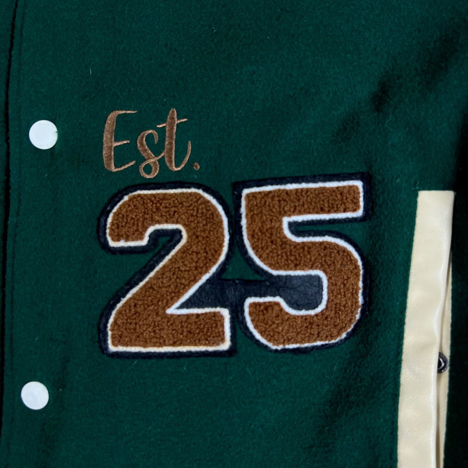 Zara Zara “Crystal Clear” Varsity Jacket XL Embroidered Cactus Size US XL / EU 56 / 4 - 10 Thumbnail