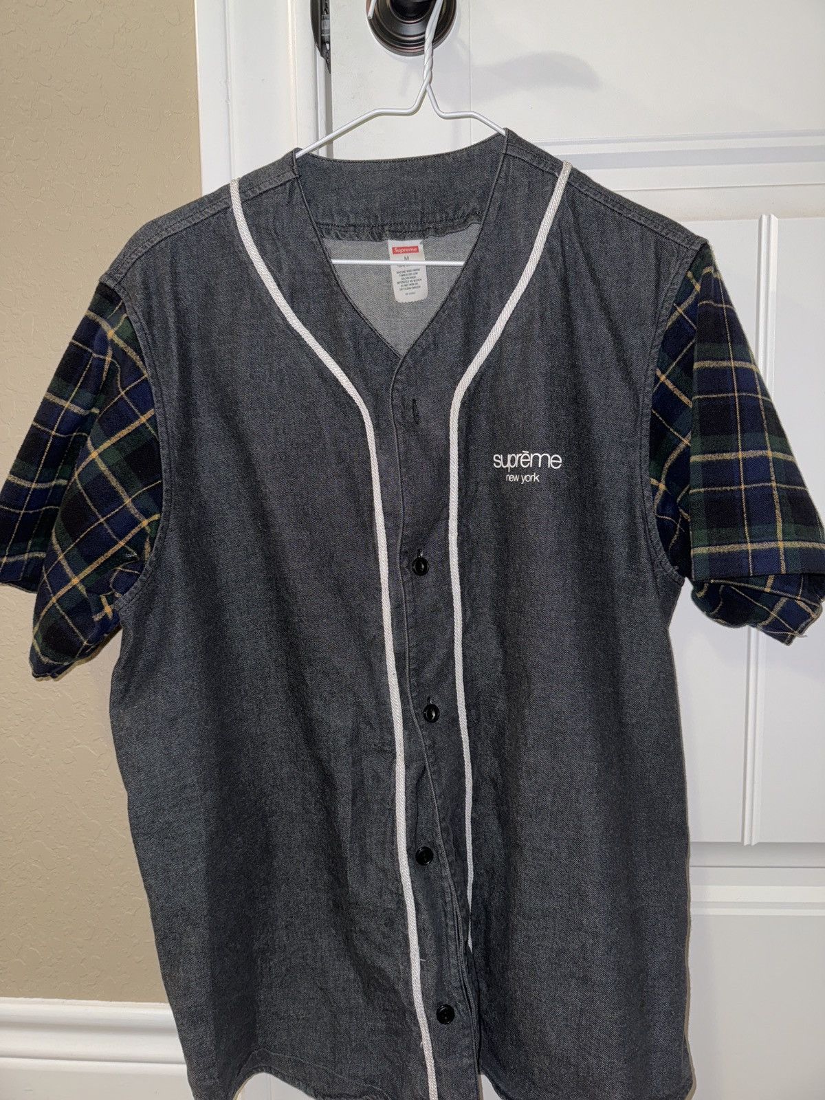 Supreme Baseball button up plaid SS14 Size US M / EU 48-50 / 2 - 1 Thumbnail