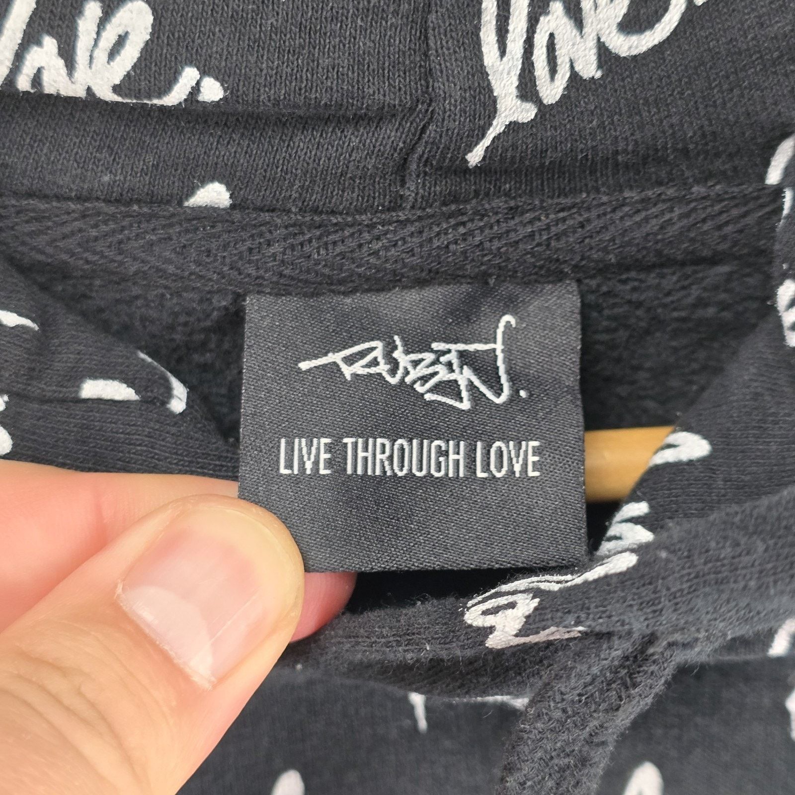 Other Ruben Rojas Live Through Love Monogram Hoodie XL Sweatshirt Size US XL / EU 56 / 4 - 6 Thumbnail