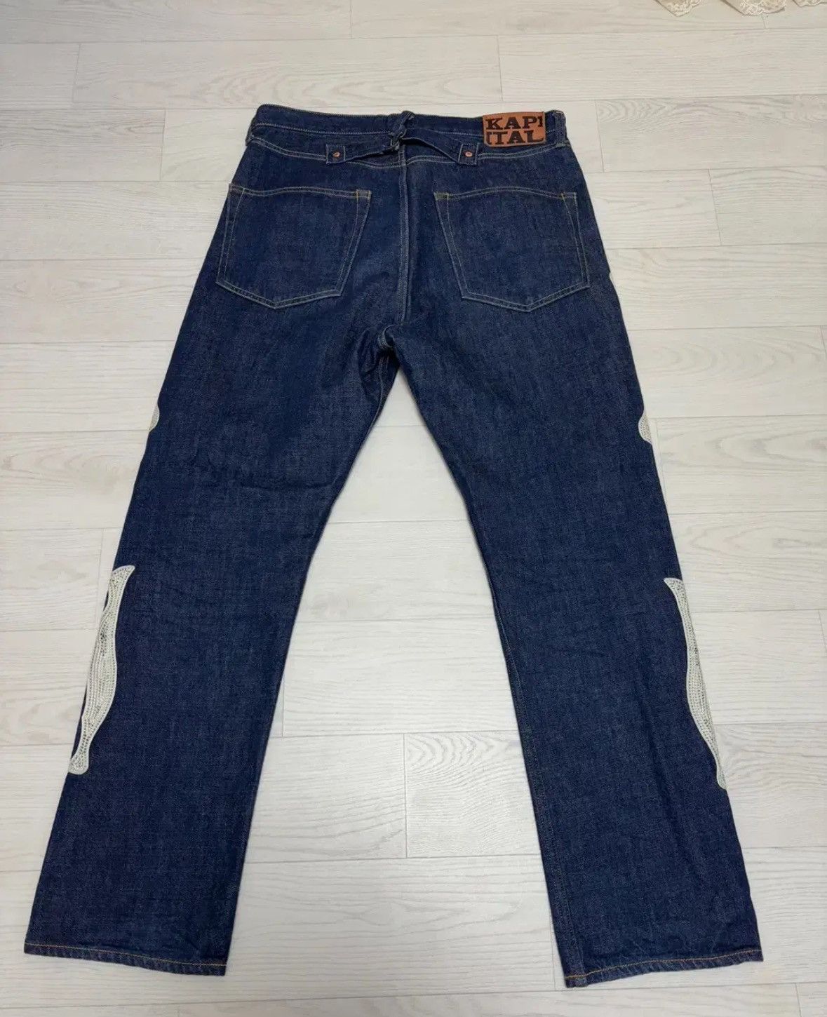 Kapital Kapital 12.5oz Bone Denim Pants Size US 34 / EU 50 - 2 Thumbnail