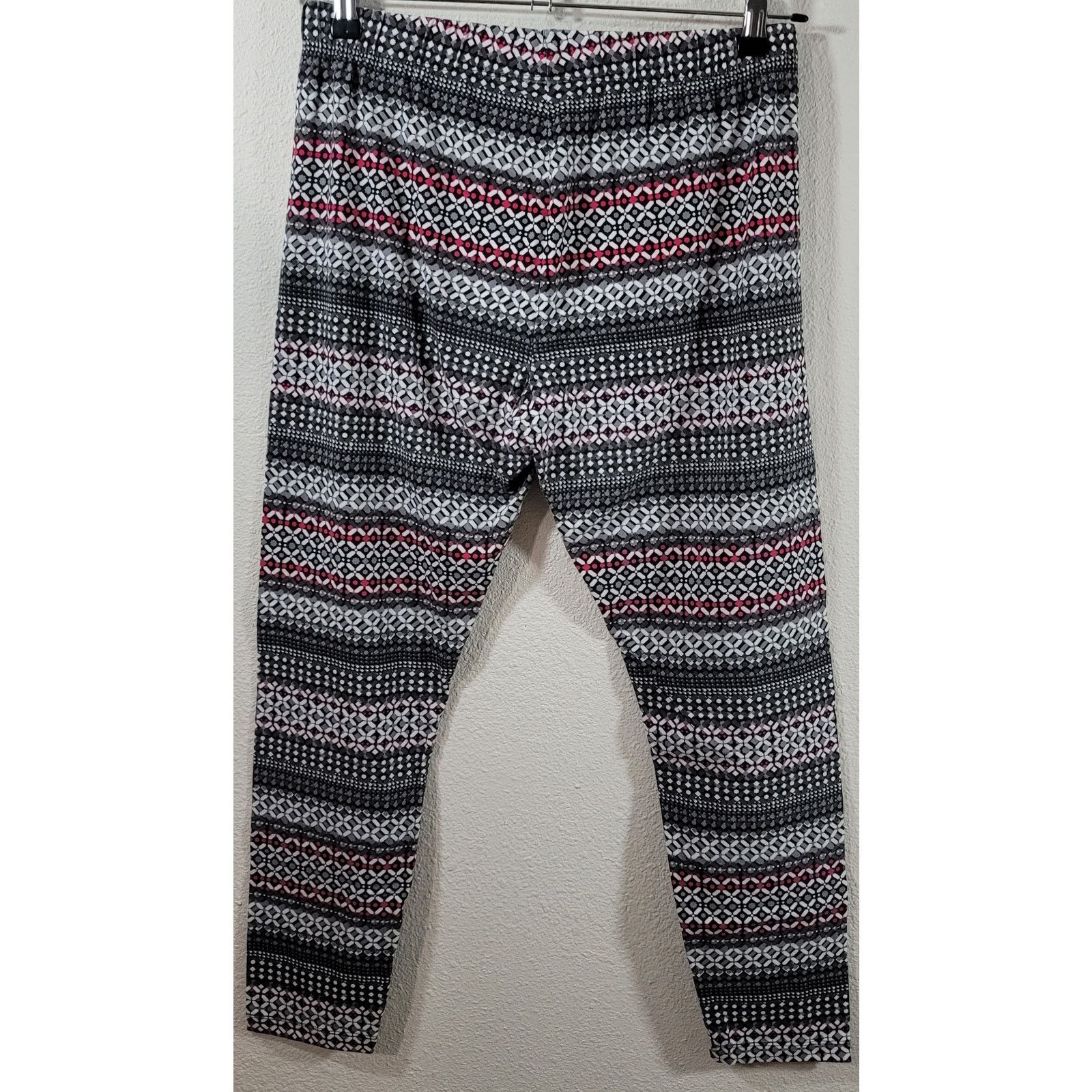 Other Cato Gray Red Black Geo Print Flat Front Leggings Large Size 34" / US 12 / IT 48 - 2 Thumbnail