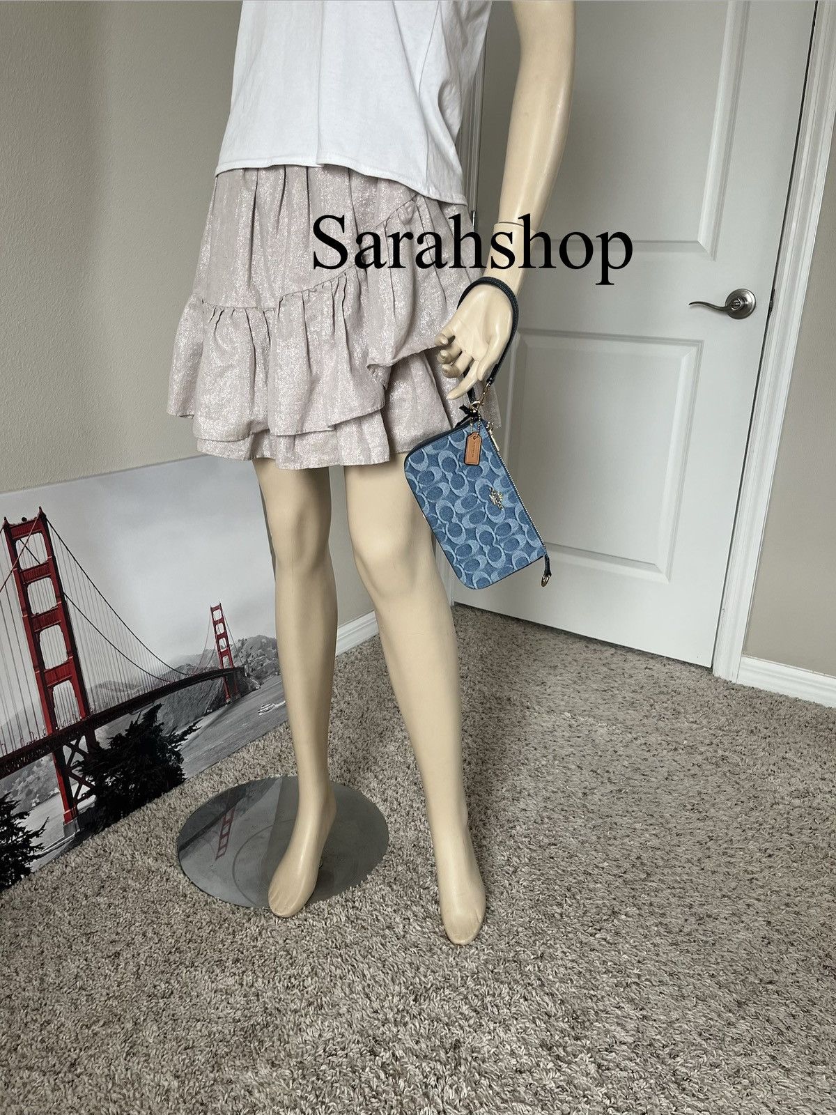 Coach Coach Nolita 19 In Signature Denim Size ONE SIZE - 7 Thumbnail