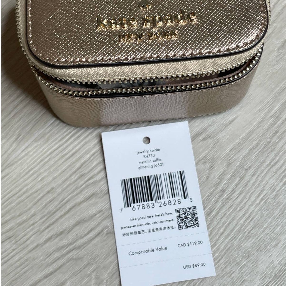 Kate Spade Kate Spade Staci Travel jewelry holder small Box Size ONE SIZE - 7 Thumbnail