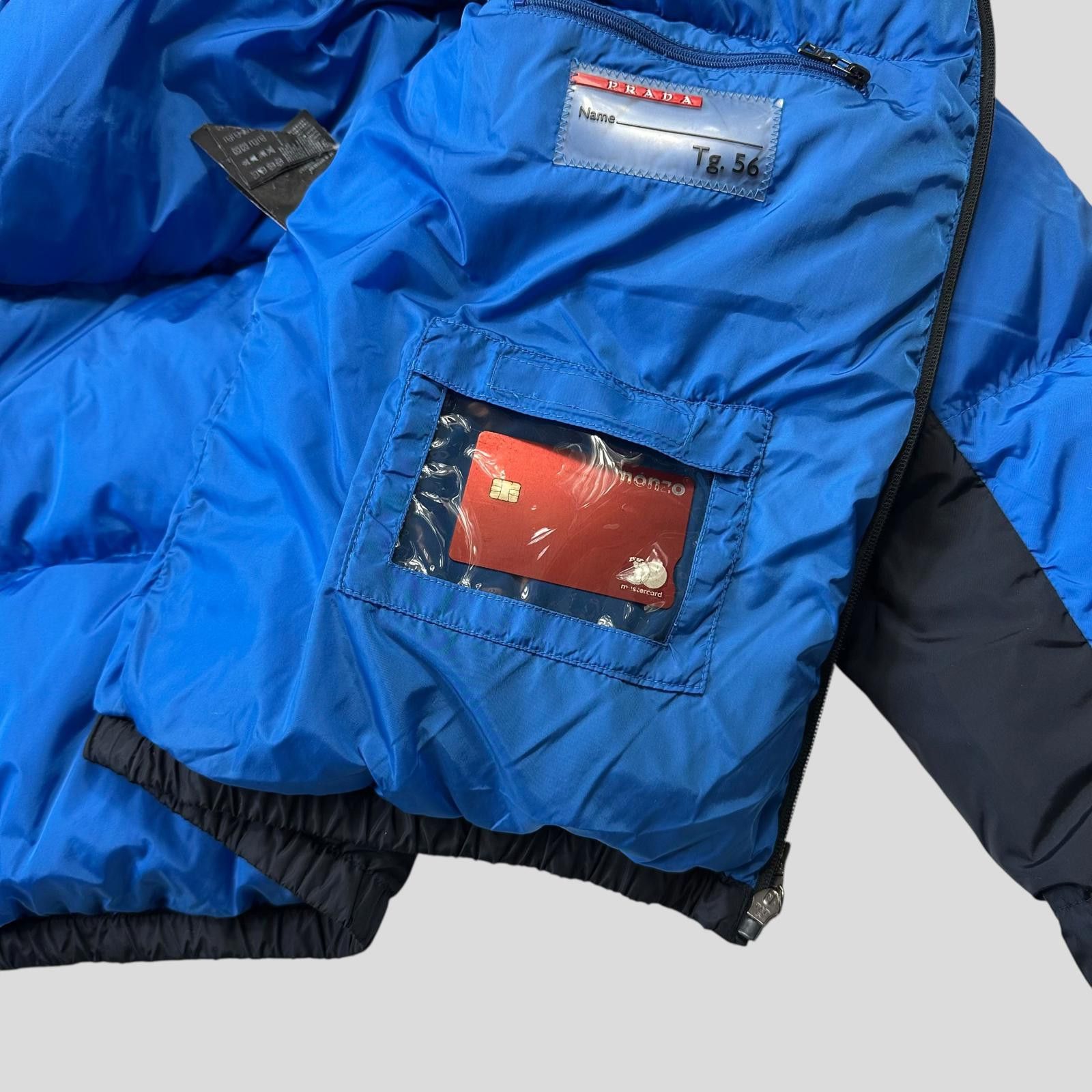 Prada Prada 2012 Plaque Logo Bi-colour Nylon Puffer Jacket - L/XL Size US XL / EU 56 / 4 - 11 Thumbnail
