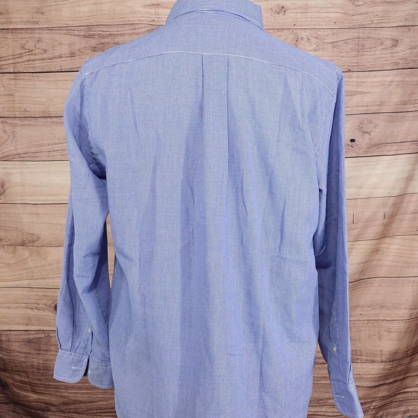 Chaps Chaps Shirt Mens Medium Blue Check Long Sleeve Button Down Logo Classic Size US M / EU 48-50 / 2 - 4 Thumbnail