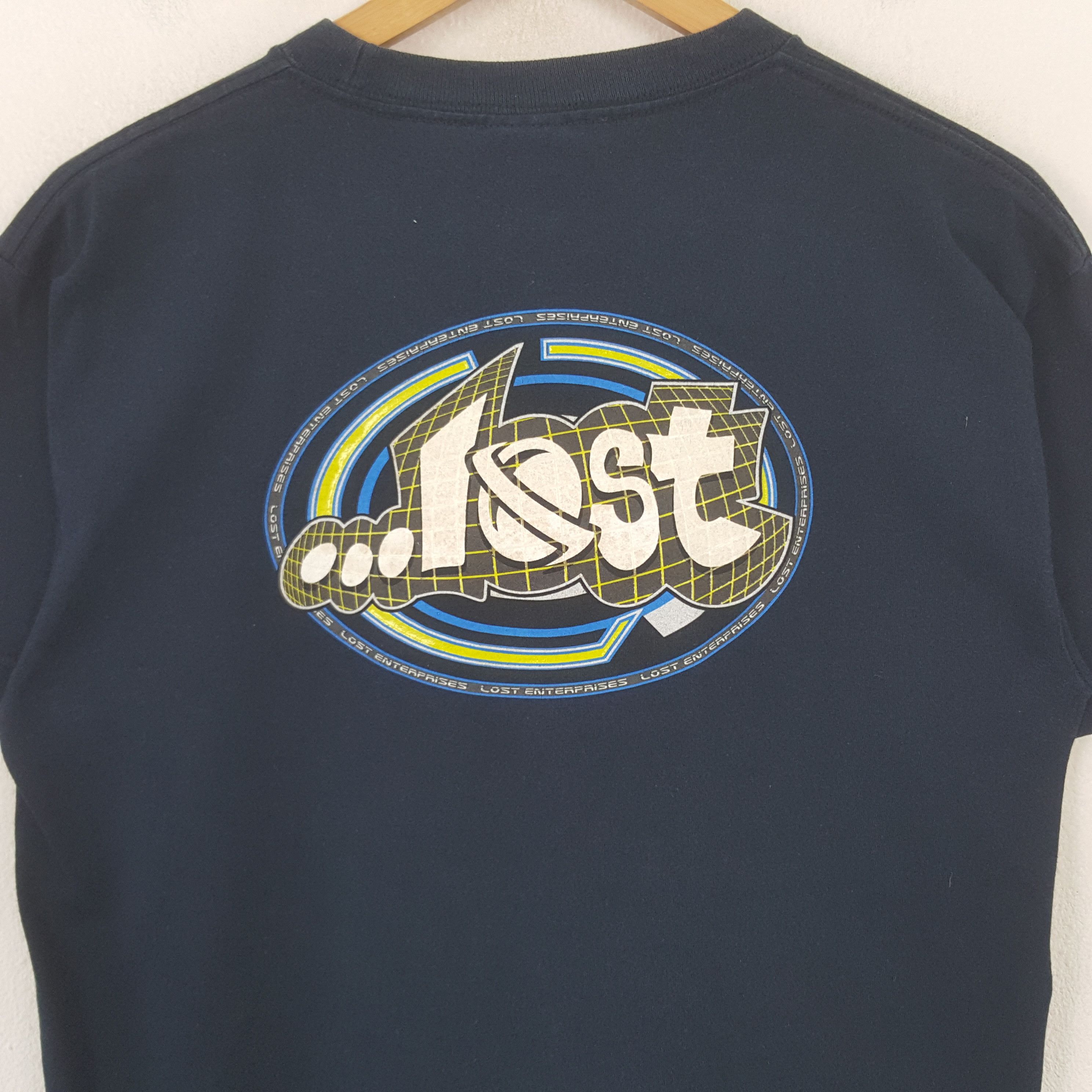 Lost Enterprises Vintage Lost American Skateboard Style Tshirt RR13 Size US M / EU 48-50 / 2 - 2 Thumbnail