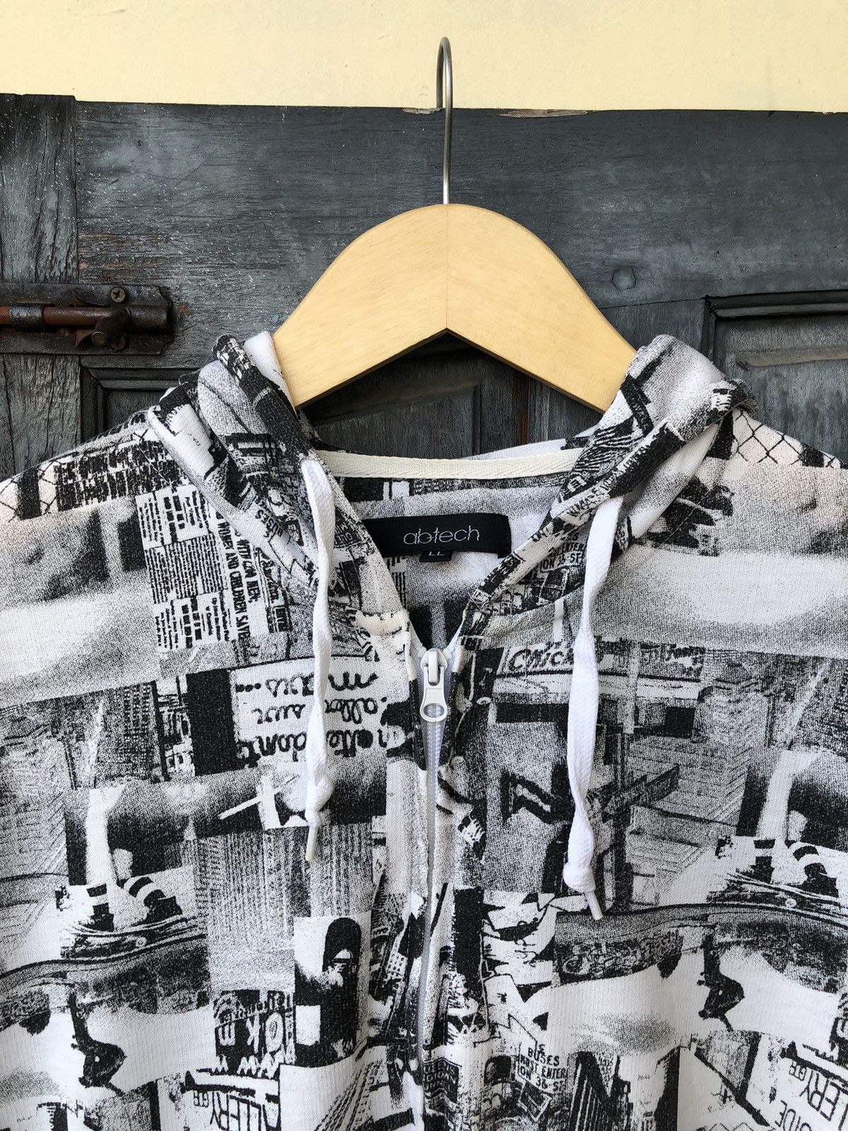 Japanese Brand Ab-Tech Dope Skater Hoodie All Over Print Skate Photography Size US XL / EU 56 / 4 - 5 Thumbnail