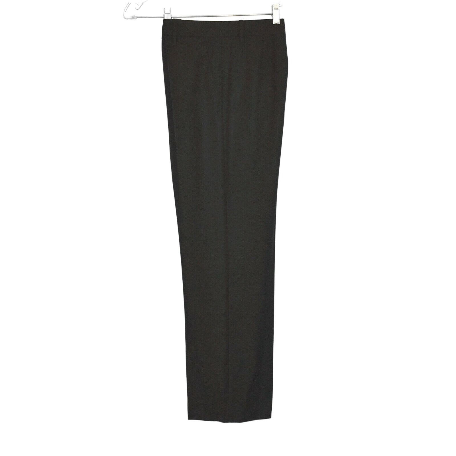 Gucci B2 GUCCI Black Wool Faux Slash Pocket Straight Pants Size 40 Size 27" / US 4 / IT 40 - 3 Thumbnail
