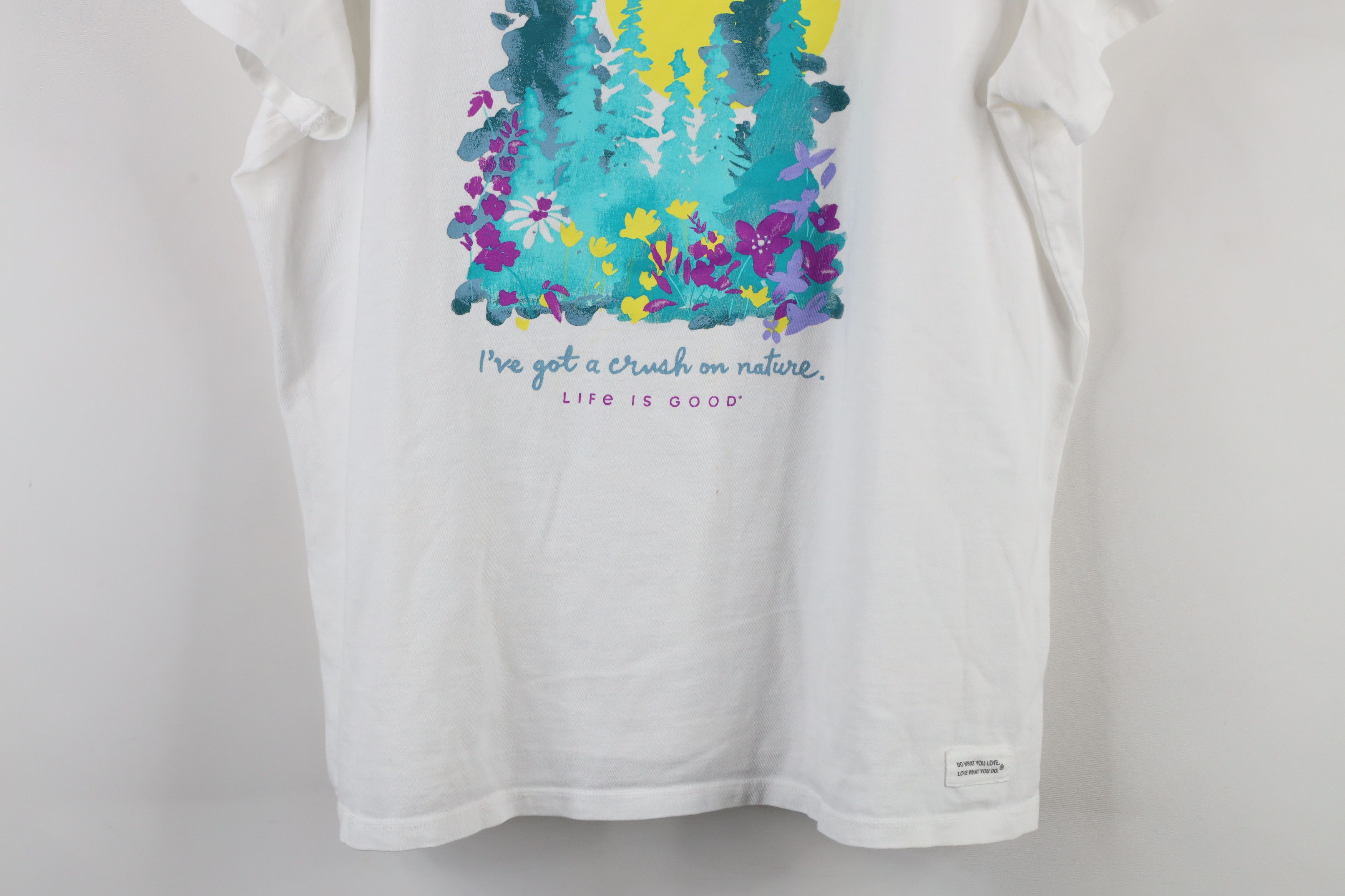 Life is Good × Vintage Life Is Good I've Got A Crush On Nature Crusher T-Shirt Size XL / US 12-14 / IT 48-50 - 3 Thumbnail
