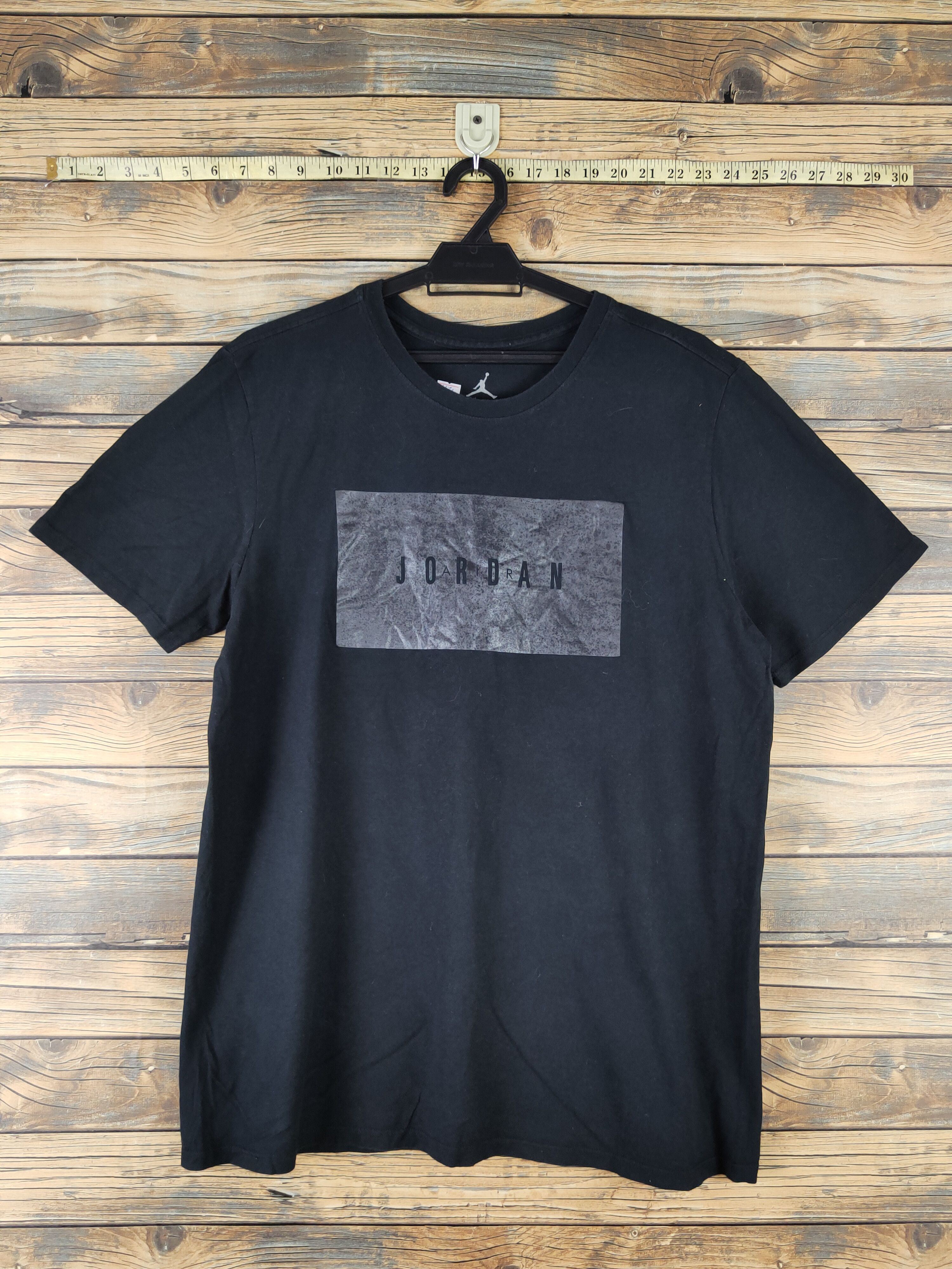 Japanese Brand DL Air Jordan Black Short Sleeve T-shirt #1171 Size US L / EU 52-54 / 3 - 1 Thumbnail