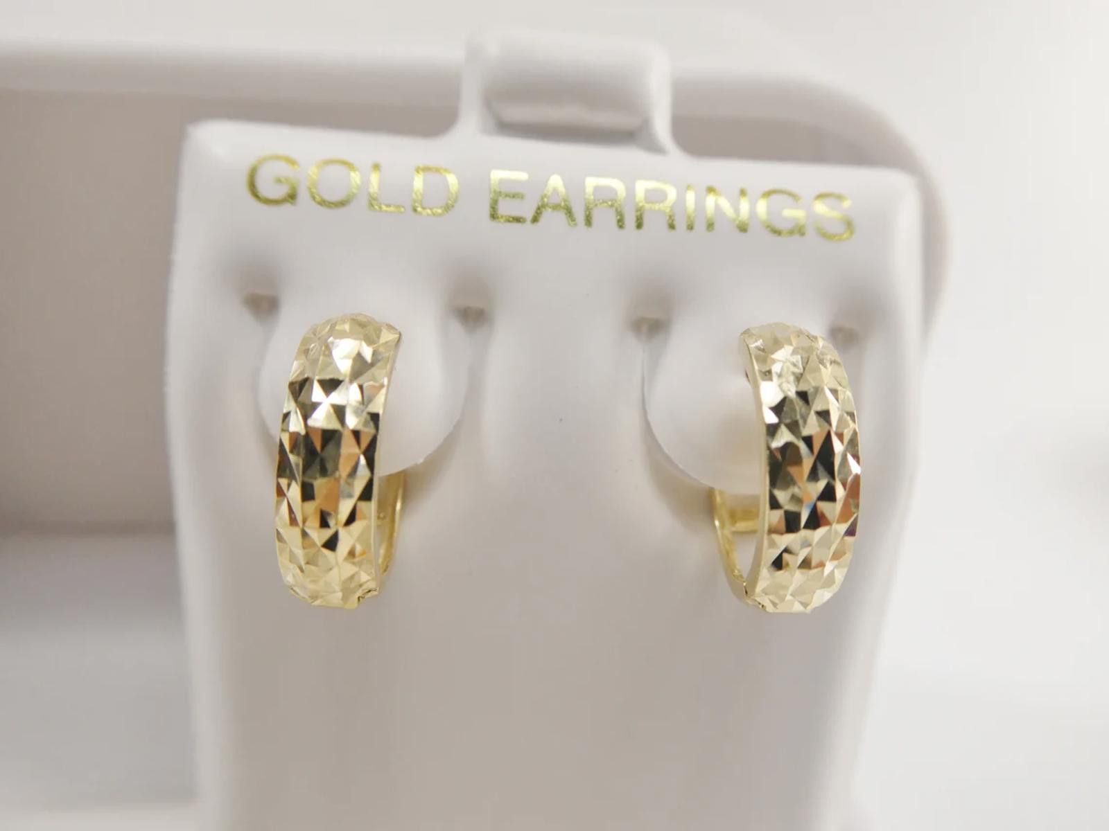 Macys Macy’s Textured Wide Huggie Hoop Earrings Size ONE SIZE - 4 Thumbnail