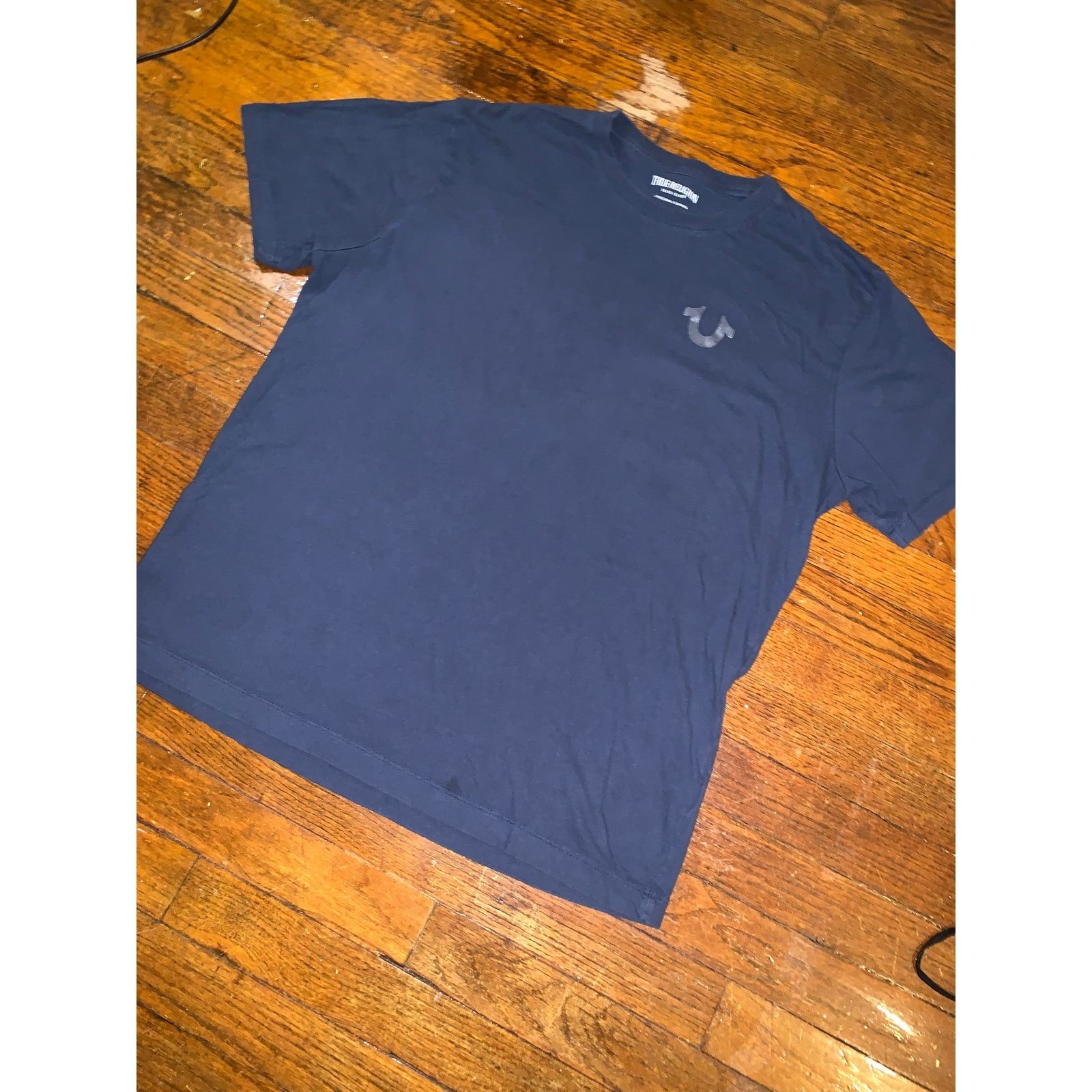 True Religion True Religion Navy Blue T Shirt Large Buddha Logo Graphic Size US L / EU 52-54 / 3 - 5 Thumbnail