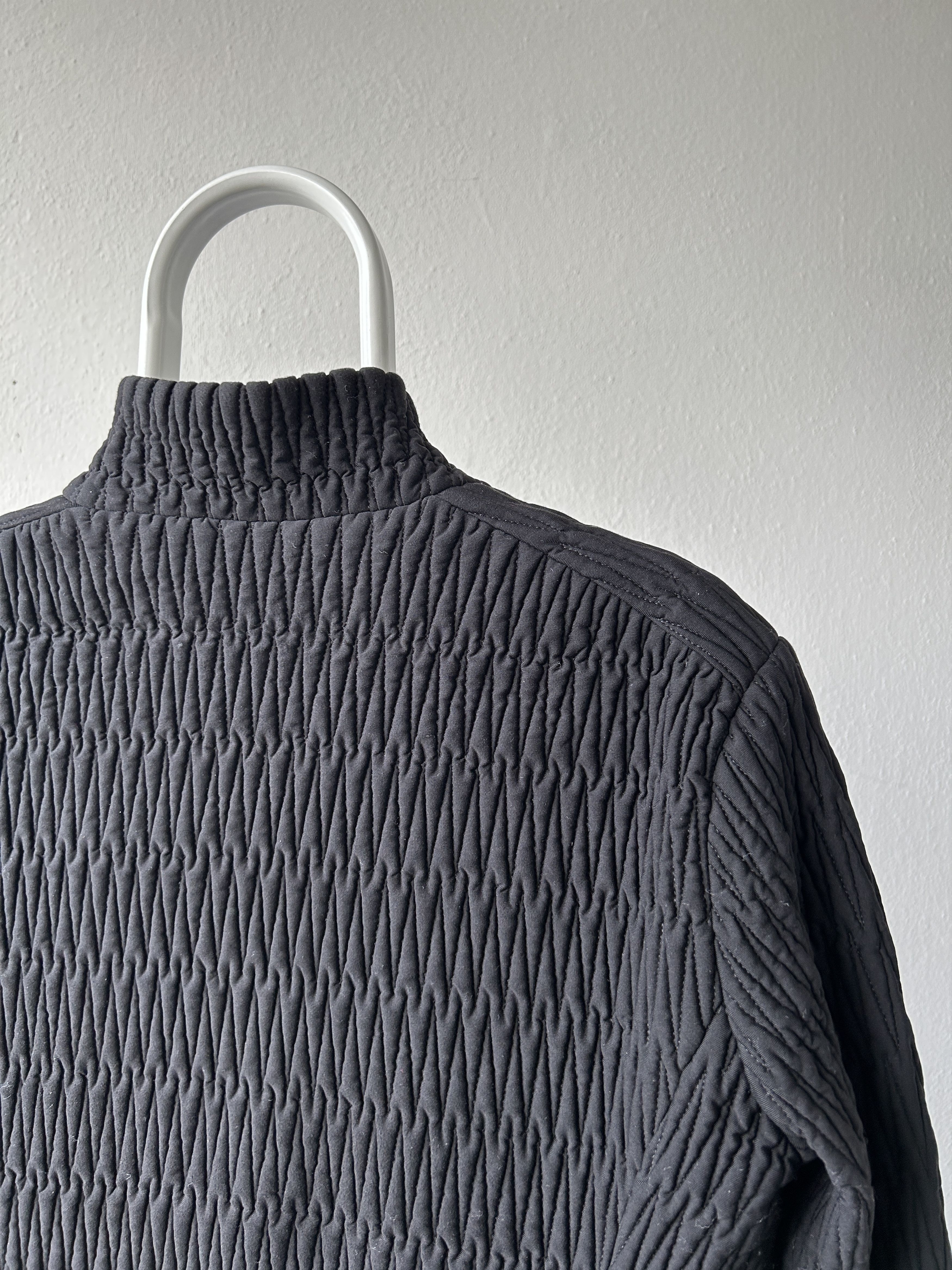 Prada Archive AW2011 Prada pleated full zip sweatshirt Size L / US 10 / IT 46 - 10 Thumbnail