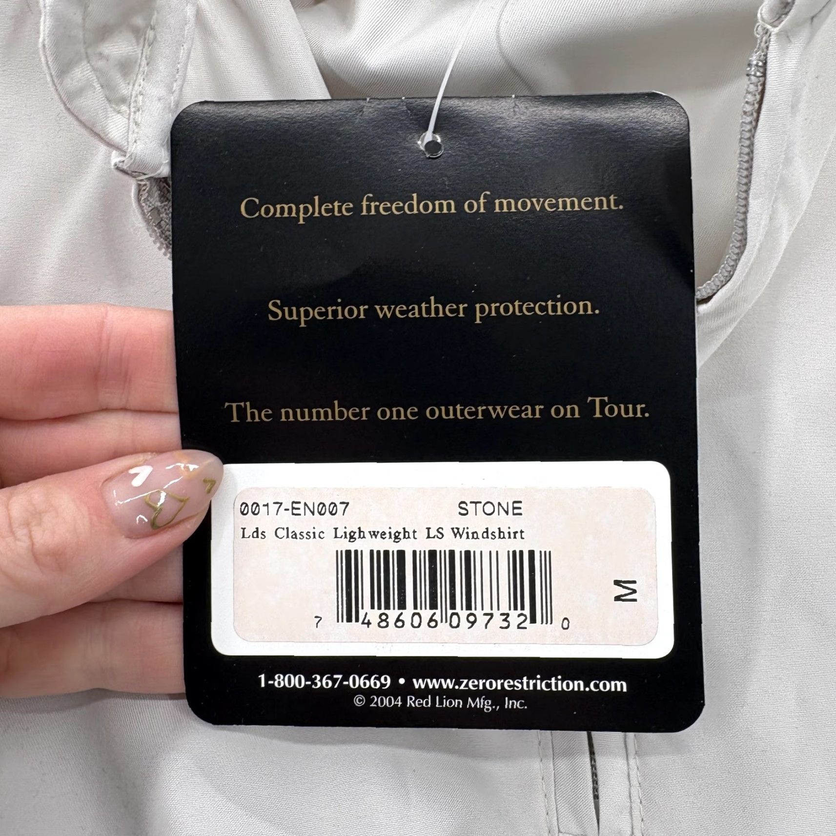 Vintage Zero Restriction Jacket Womens M Gray 1/4 Zip Golf Windshirt Pullover NWT Shirt Size M / US 6-8 / IT 42-44 - 5 Thumbnail