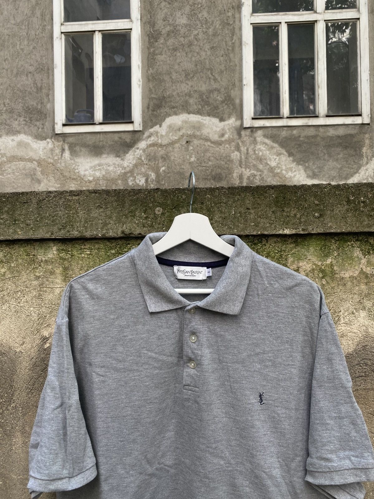 Yves Saint Laurent Yves Saint Laurent YSl Small Logo Polo T-Shirt Size US XXL / EU 58 / 5 - 2 Thumbnail