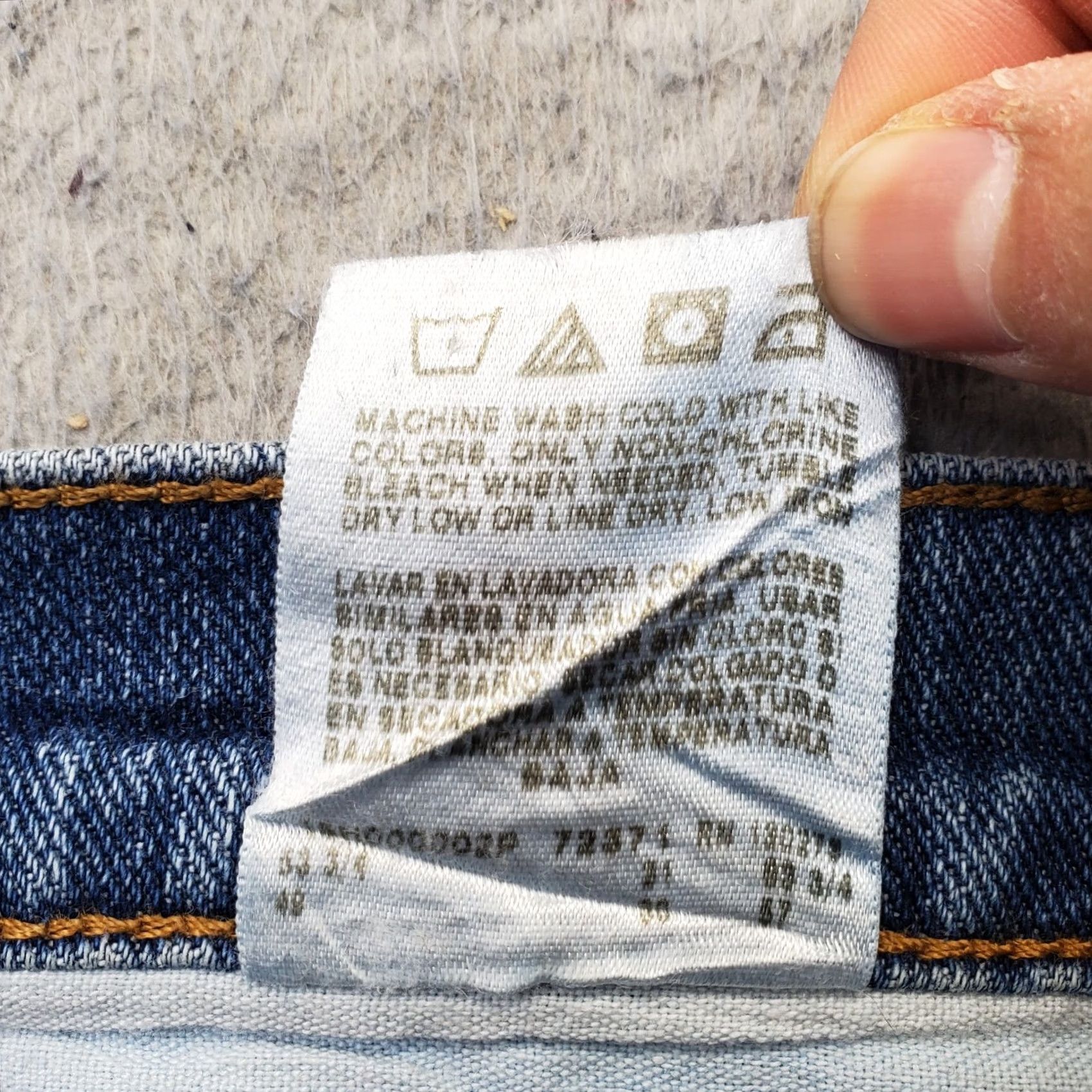 Wrangler VINTAGE Wrangler Straight Leg Jeans Men 48x30 Blue Denim Relaxed Fit Medium Wash Stretch Jeans Mens 48 Jeans Blue Denim Welfare Size US 32 / EU 48 - 8 Thumbnail