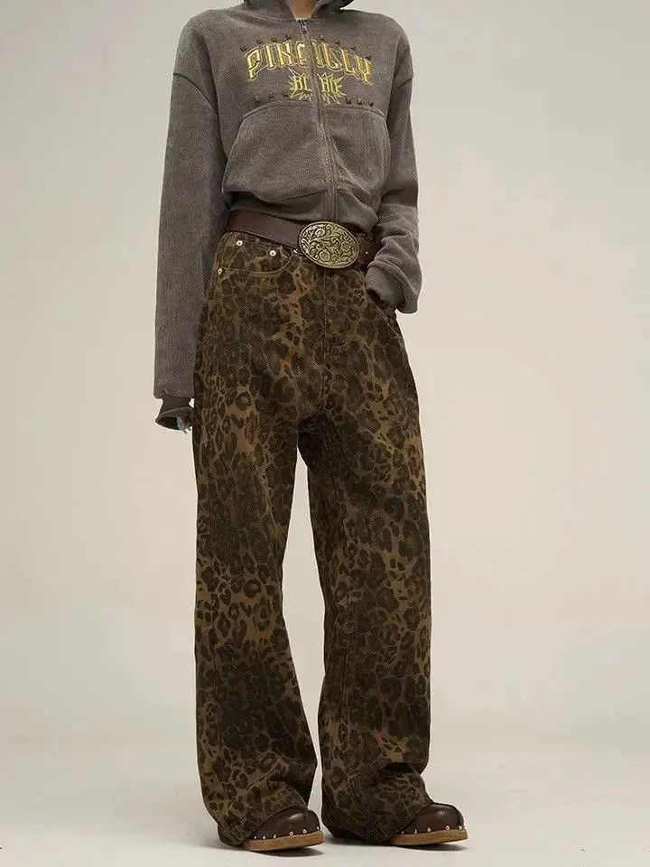 Japanese Brand Leapord Style Pant Size US 32 / EU 48 - 2 Thumbnail