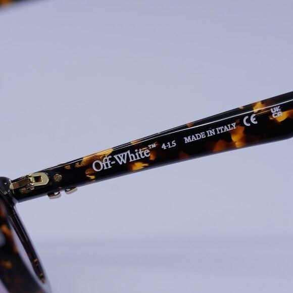 Off-White Off-White OERI13V JASPER 6030 Sunglasses Havana Geometric Size ONE SIZE - 8 Thumbnail
