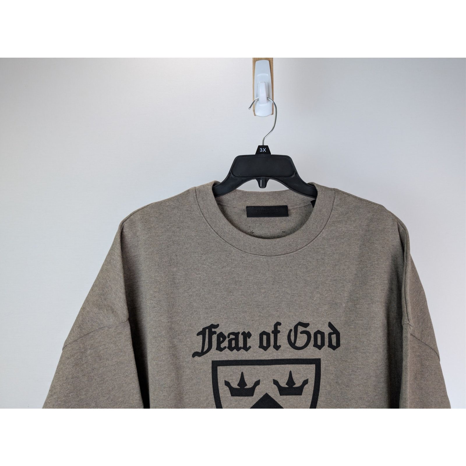 Fear of God o1rshd1 Essentials University T-shirt in Heather Grey Size US XL / EU 56 / 4 - 3 Thumbnail
