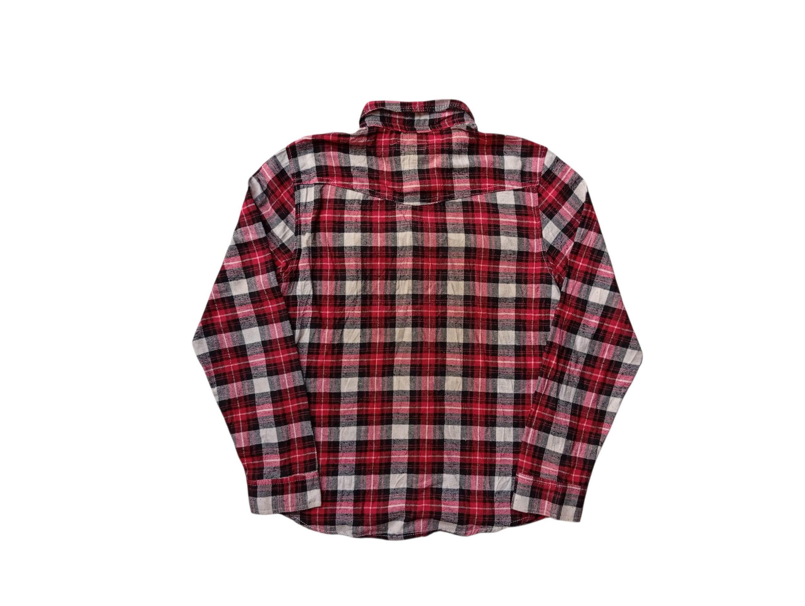 Japanese Brand In The Attic 'sombrero galaxy' plaid flanel shirt Size US L / EU 52-54 / 3 - 5 Thumbnail