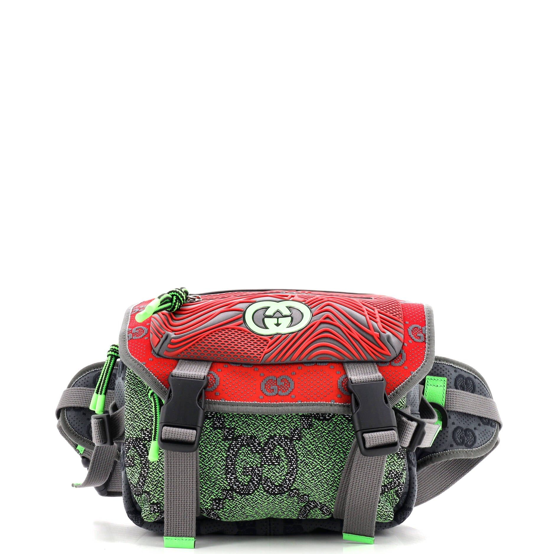 Gucci Buckle Flap Chest Strap Backpack Size ONE SIZE - 1 Thumbnail