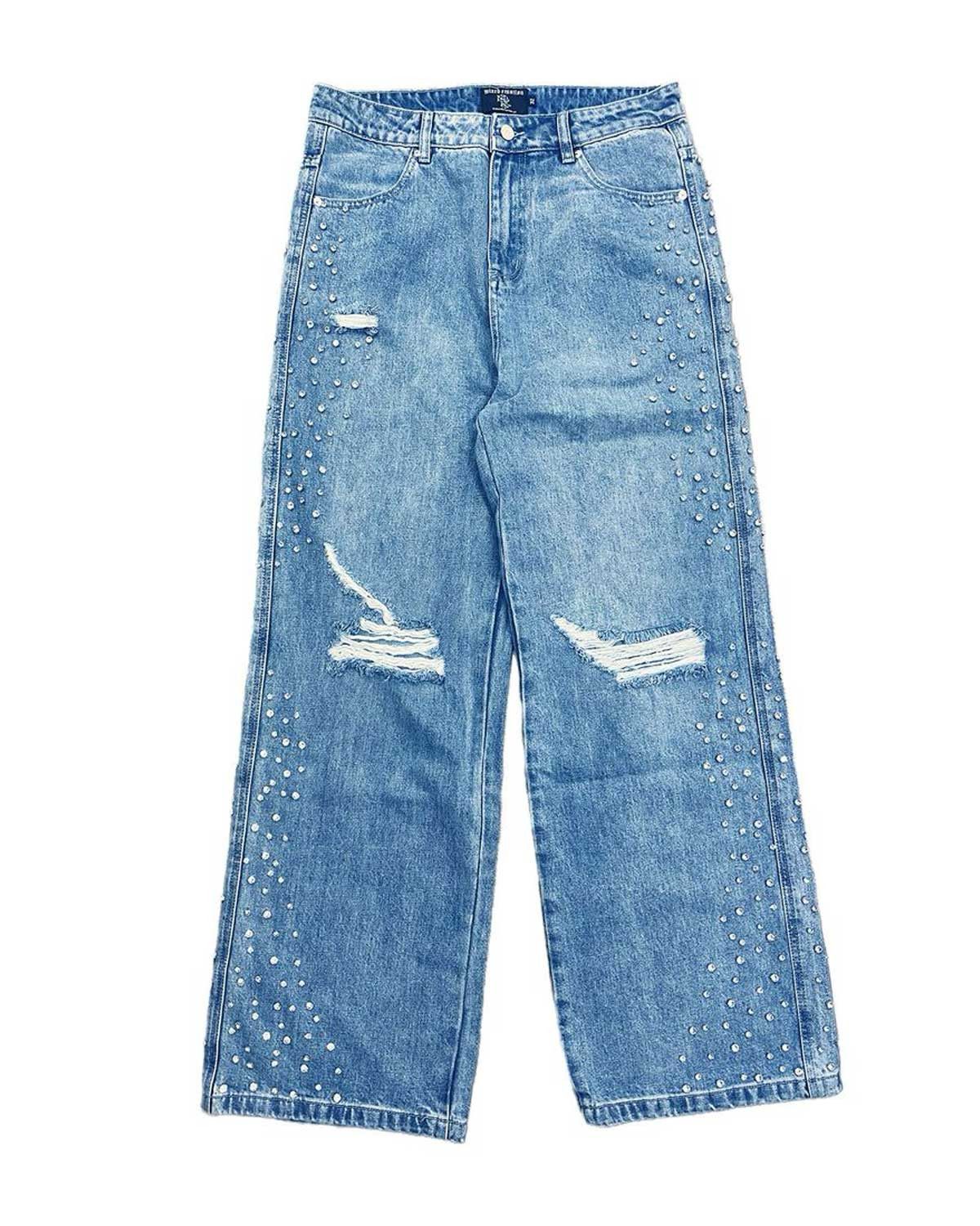 Other Mixed Emotions Stone Baggy Jeans Blue Size US 30 / EU 46 - 1 Thumbnail